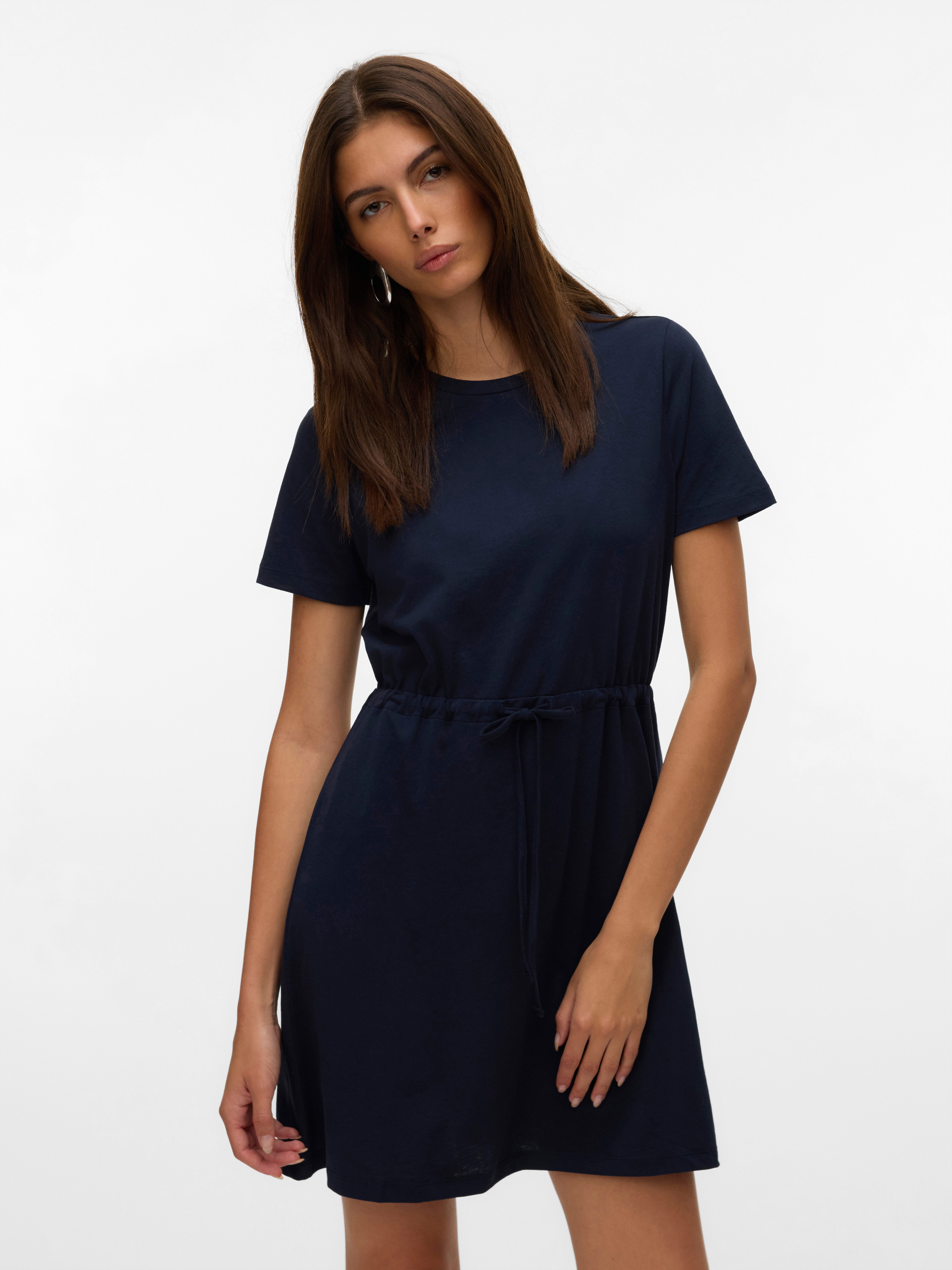 Vero Moda Shirtkleid VMLUNA SS SHORT günstig online kaufen