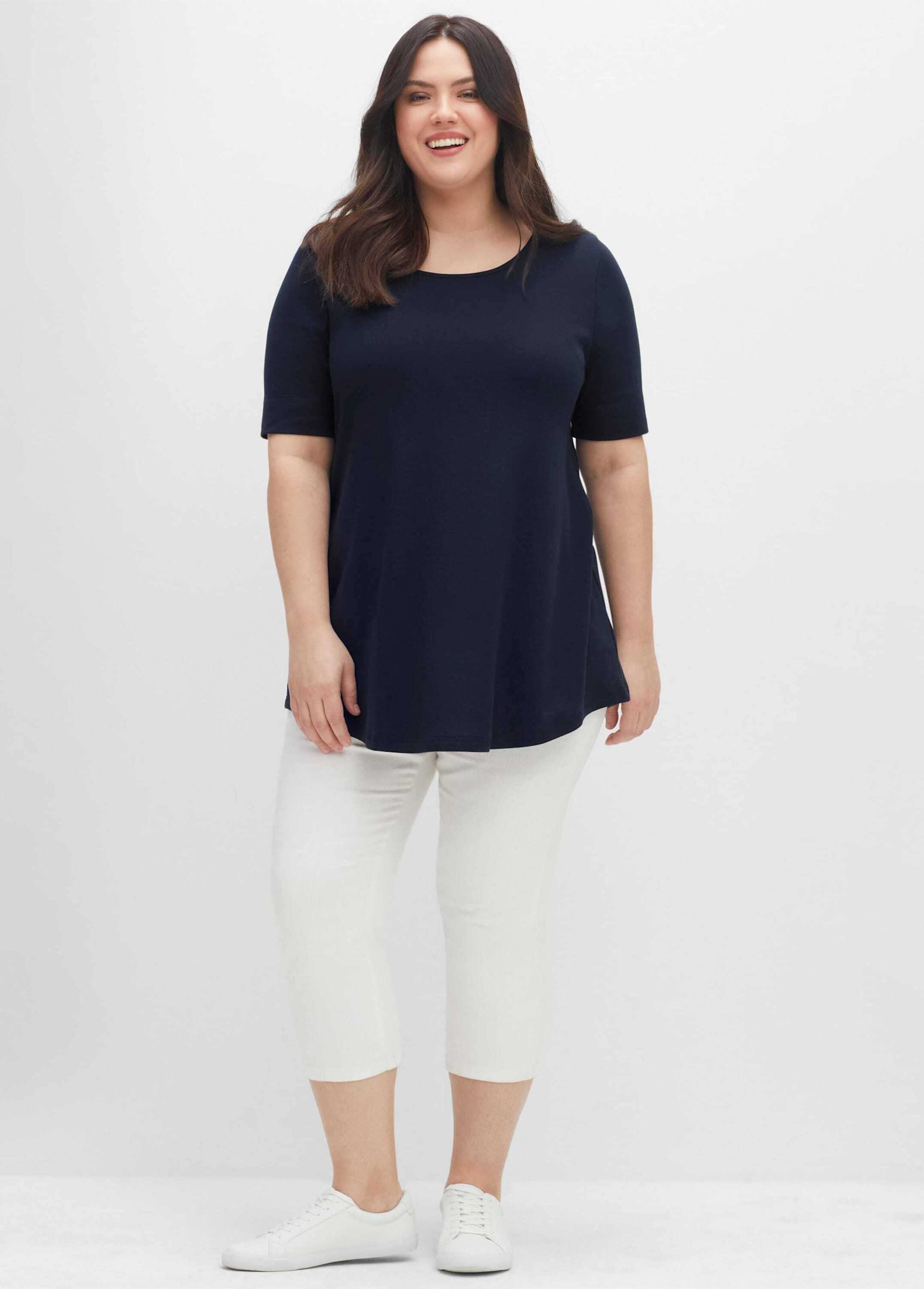 T-Shirt Longshirt Kurzarm