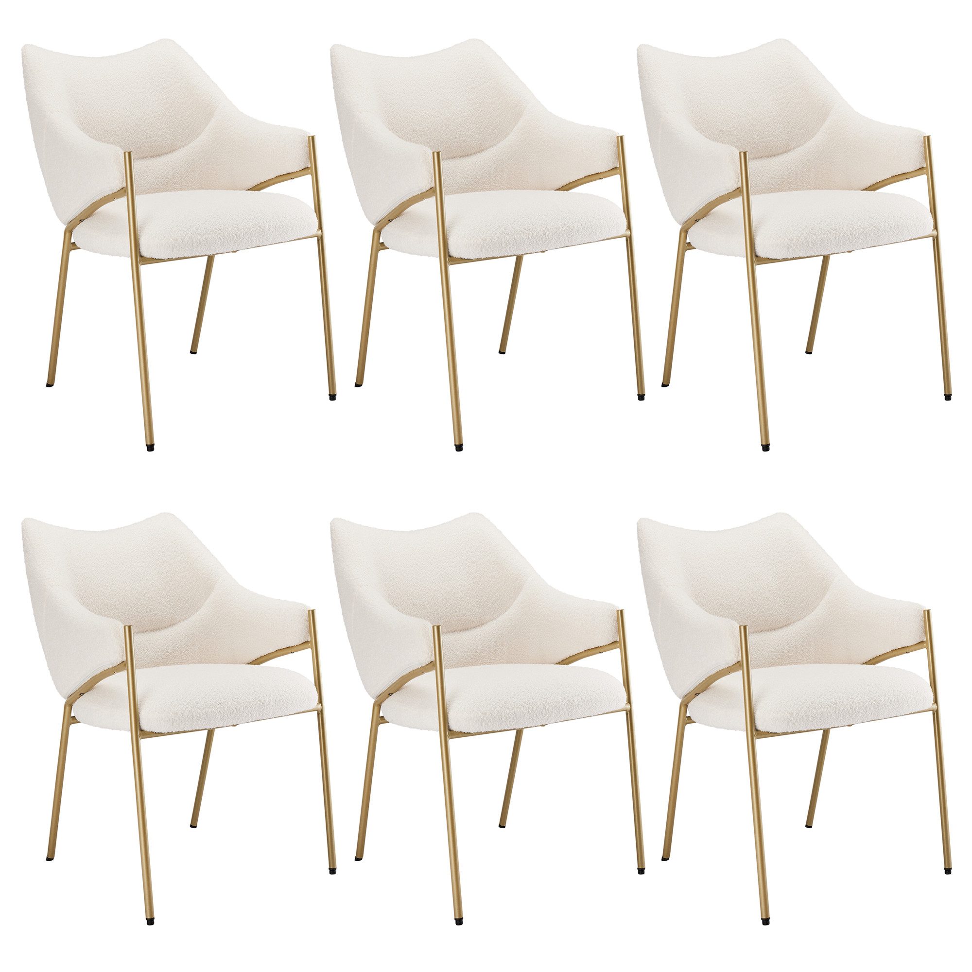 i@home Esszimmerstuhl Loungesessel Sofastuhl,Armlehnensessel Sessel,Lamm Pl günstig online kaufen