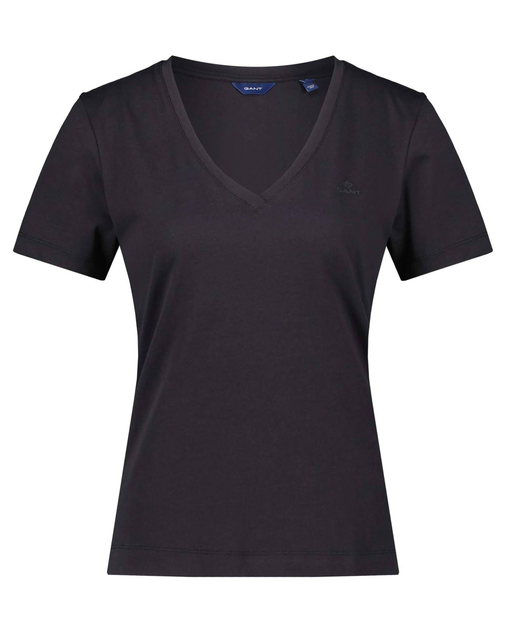 Gant T-Shirt Damen T-Shirt (1-tlg) schwarz (15)