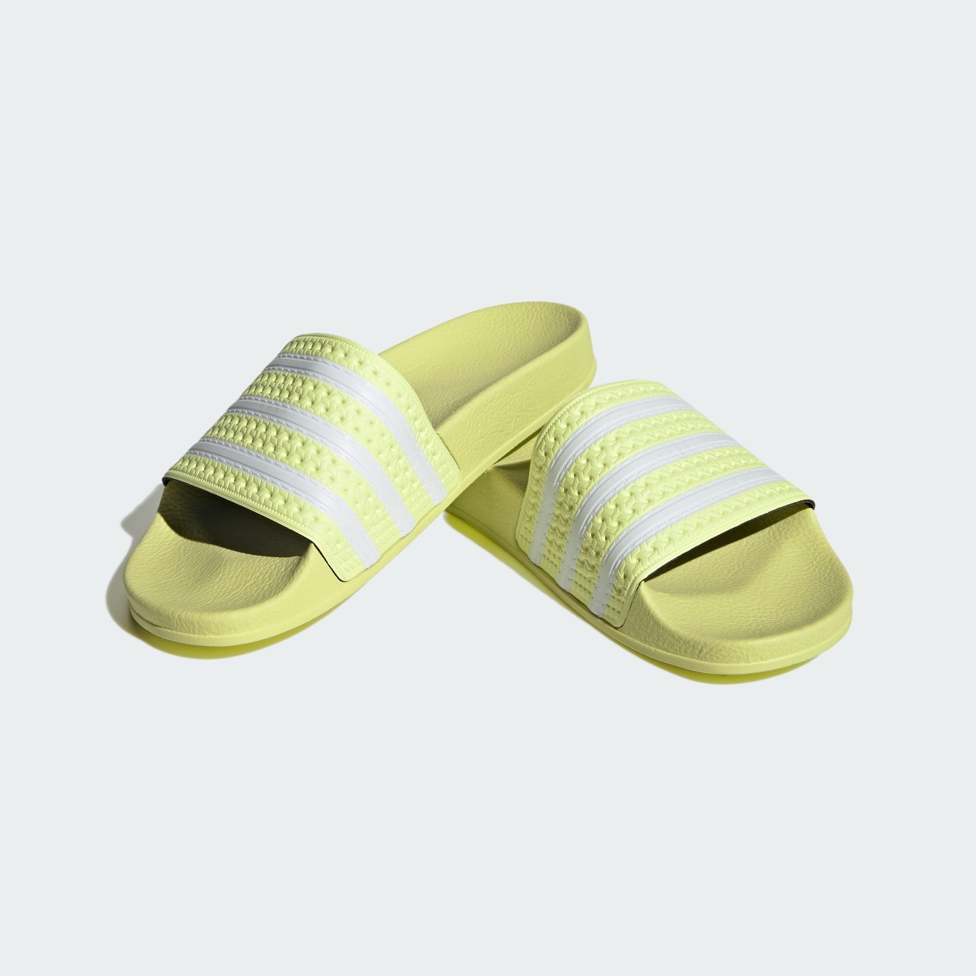 adidas Originals ADILETTE Badesandale Pulse Yellow / Cloud White / Pulse Yellow