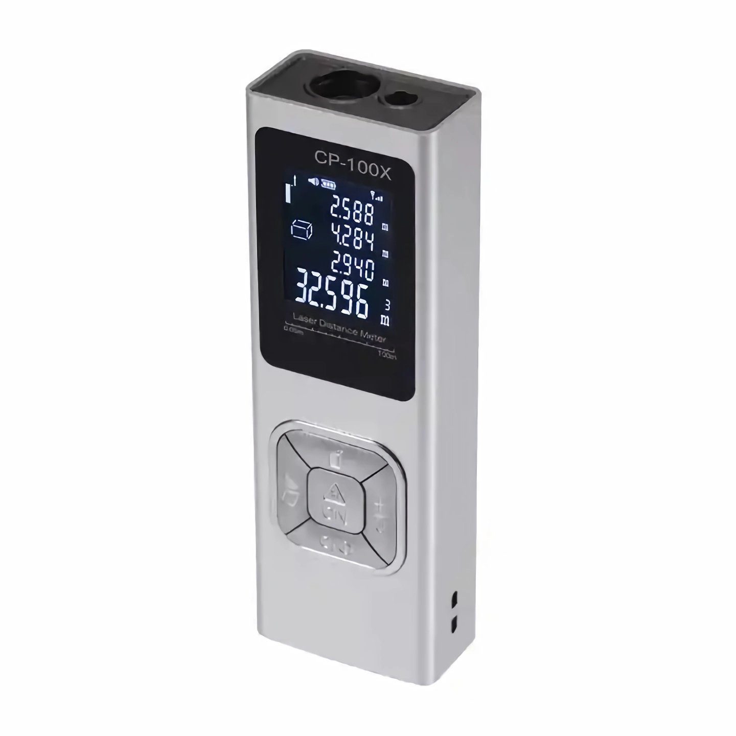 Bolwins Lasermessgerät O11C Laser Entfernungsmesser 100m Distanzmessgerät & LCD Beleuchtung, Flächen- und Volumenmessung, kompakt, hohe Messgenauigkeit