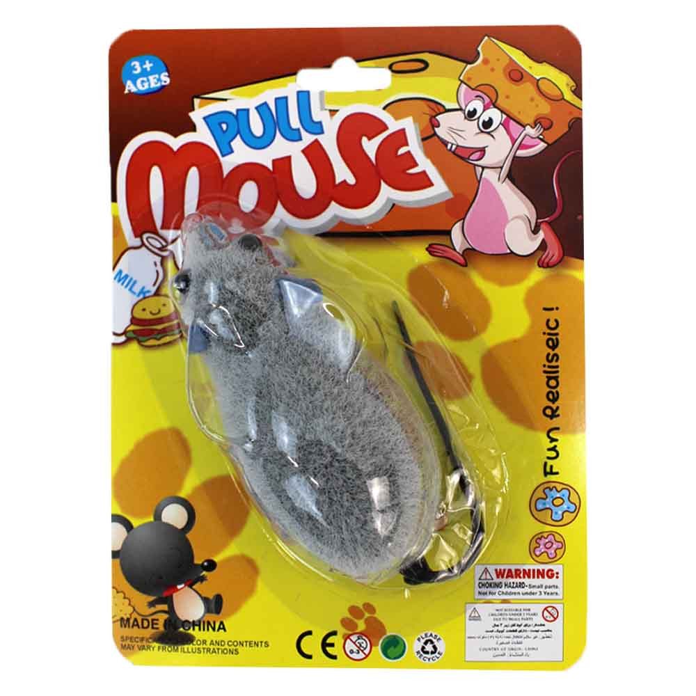 BEMIRO Spielfigur Aufzieh Maus Scherzartikel Spielzeug auf Karte, (1-tlg)