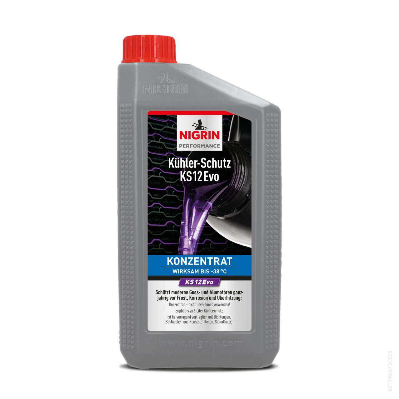 NIGRIN Kühlerfrostschutz Nigrin Performance Kühlerfrostschutz KS12 Evo 1,5