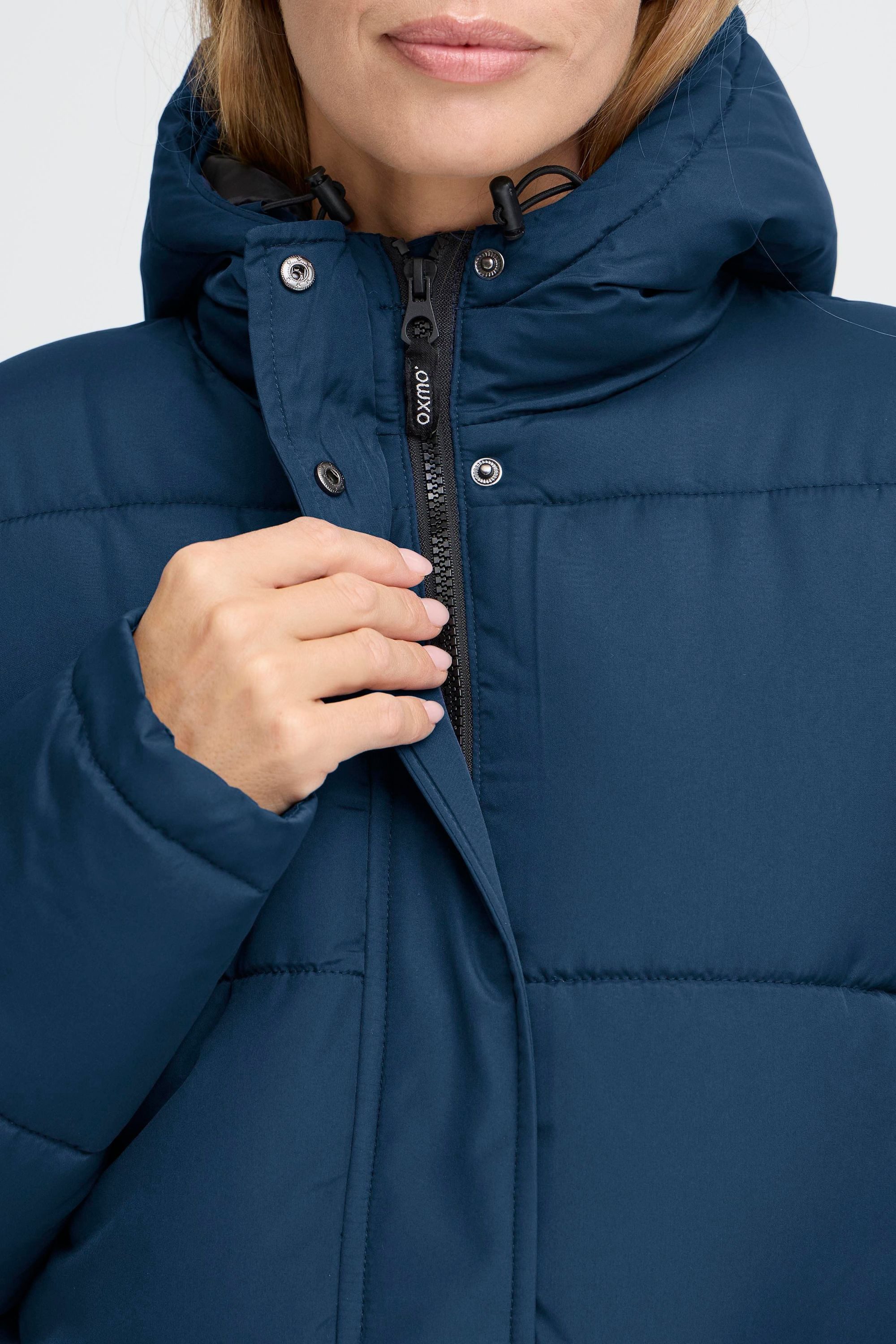 OXMO Wintermantel OXMinna Modischer Steppmantel mit Kapuze – Bild 5 von 5