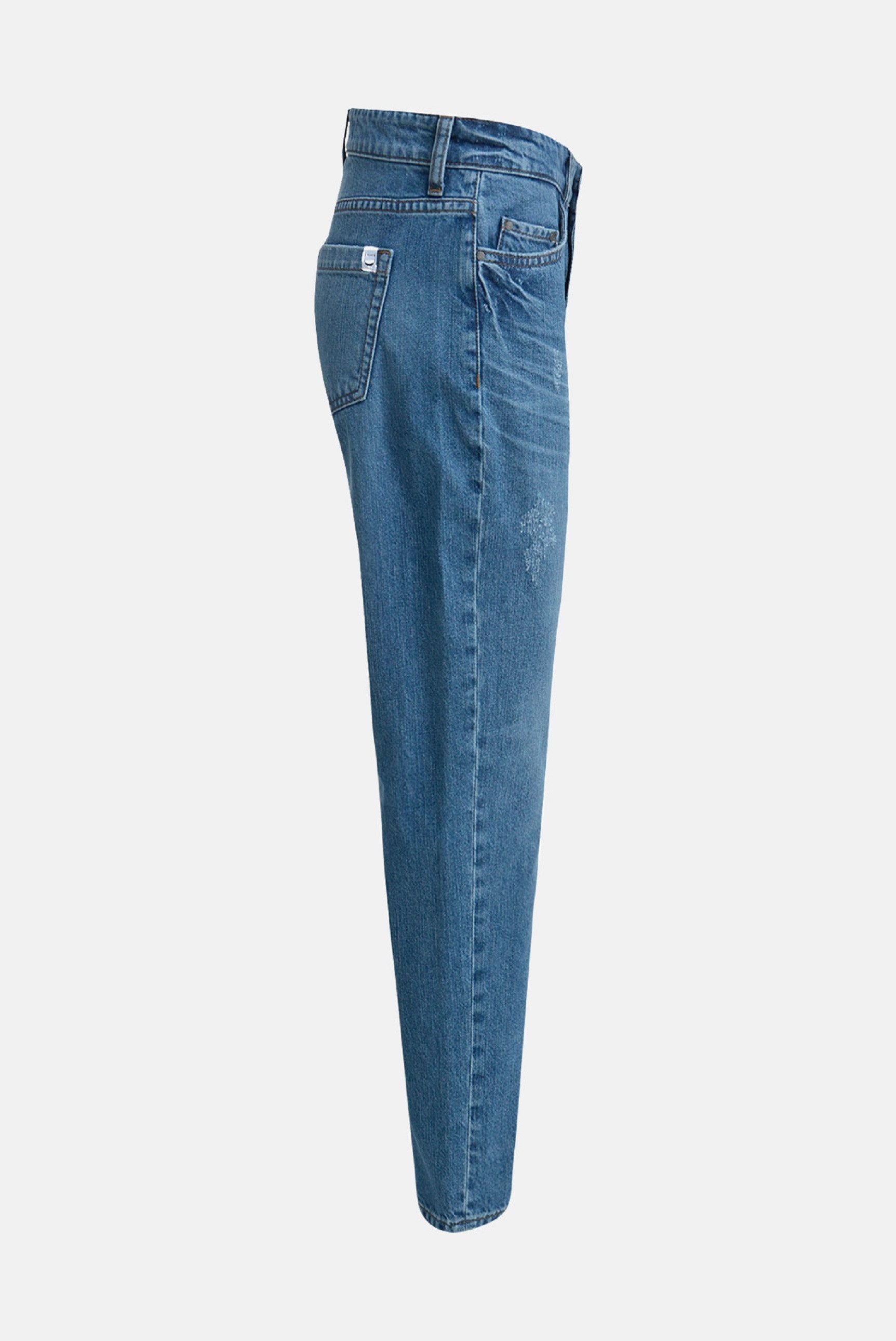 Smith & Soul Boyfriend-Jeans mit verkürztem Bein