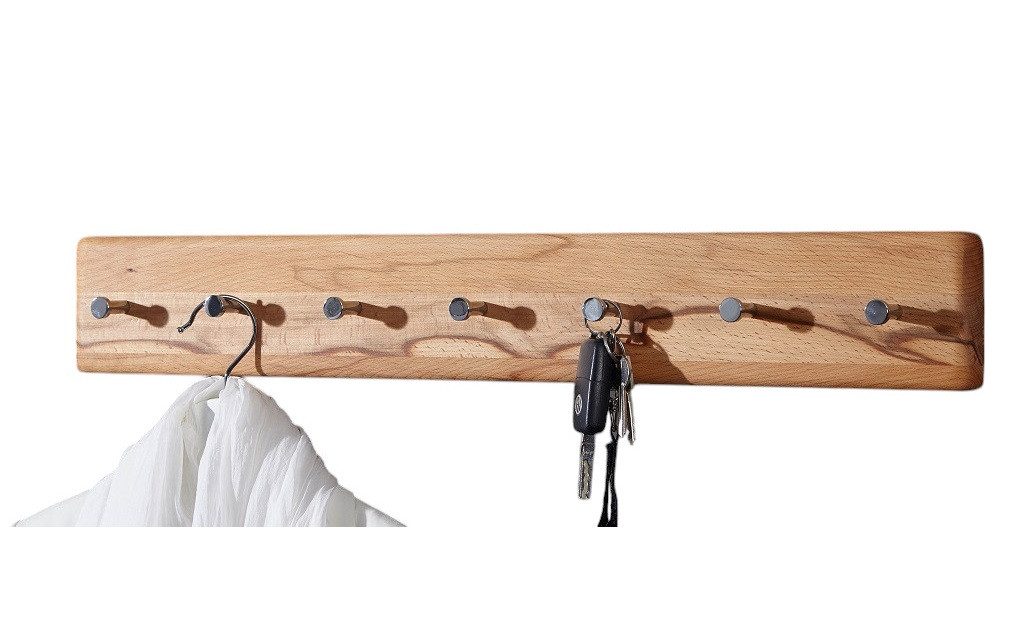 Main Möbel Wandgarderobe Wandgarderobe 70cm 'Bayreuth' Kernbuche massiv