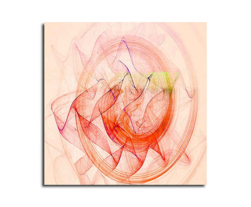 Sinus Art Leinwandbild Abstrakt360_60x60cm