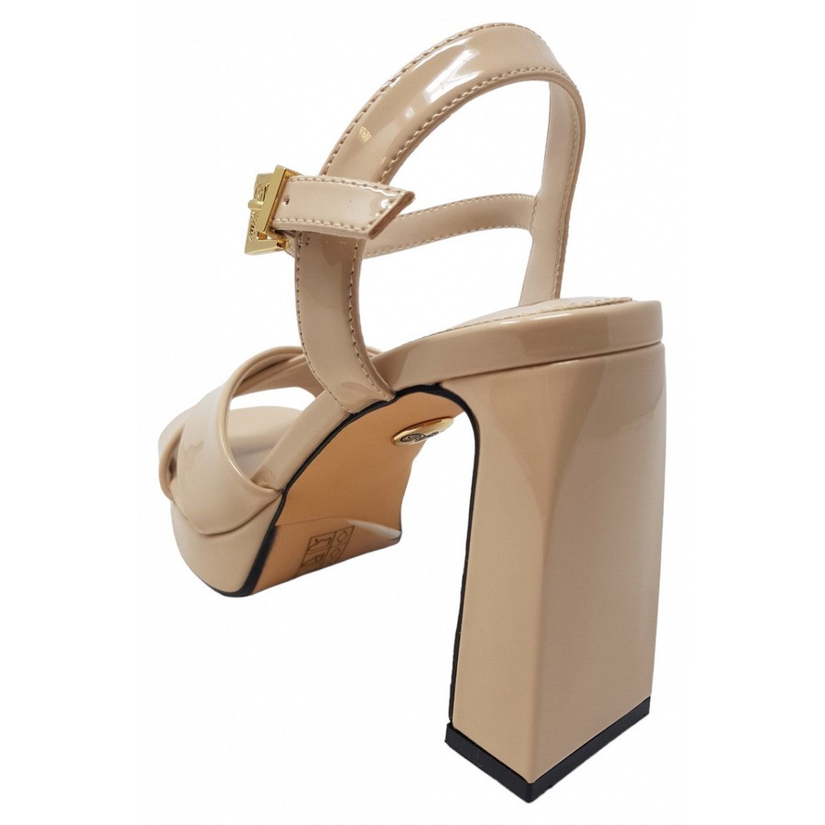 Buffalo cherry cross Partysandal. Sandalette