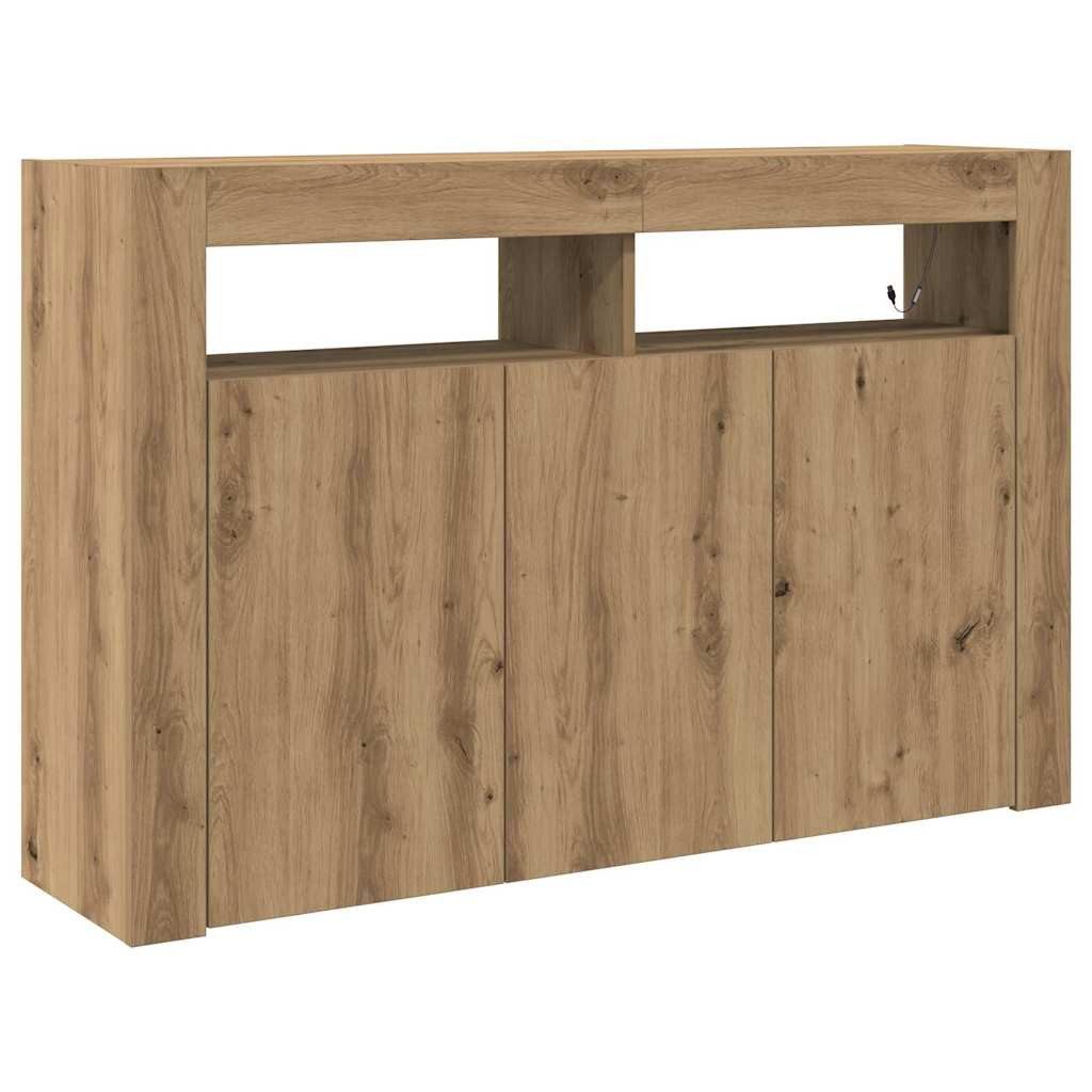 vidaXL Sideboard Sideboard Artisan-Eiche 116 x 30 x 75 cm Holzwerkstoff (1 günstig online kaufen