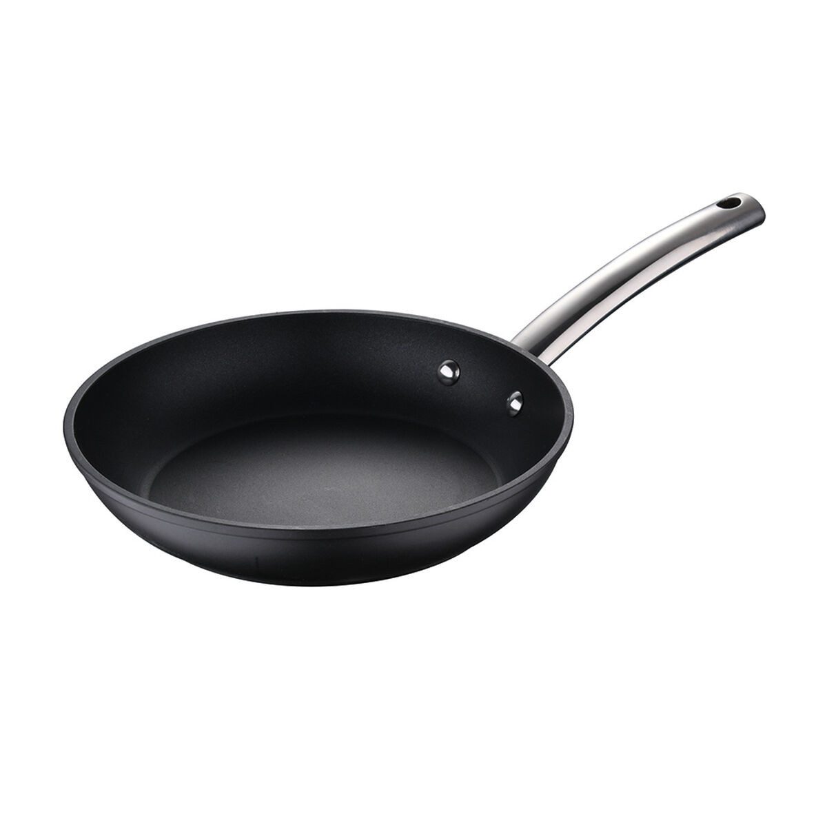 MasterPRO Bratpfanne Masterpro Pfanne BGMP-3551 Schwarz Aluminium SchwarzSilberfarben Ø 24