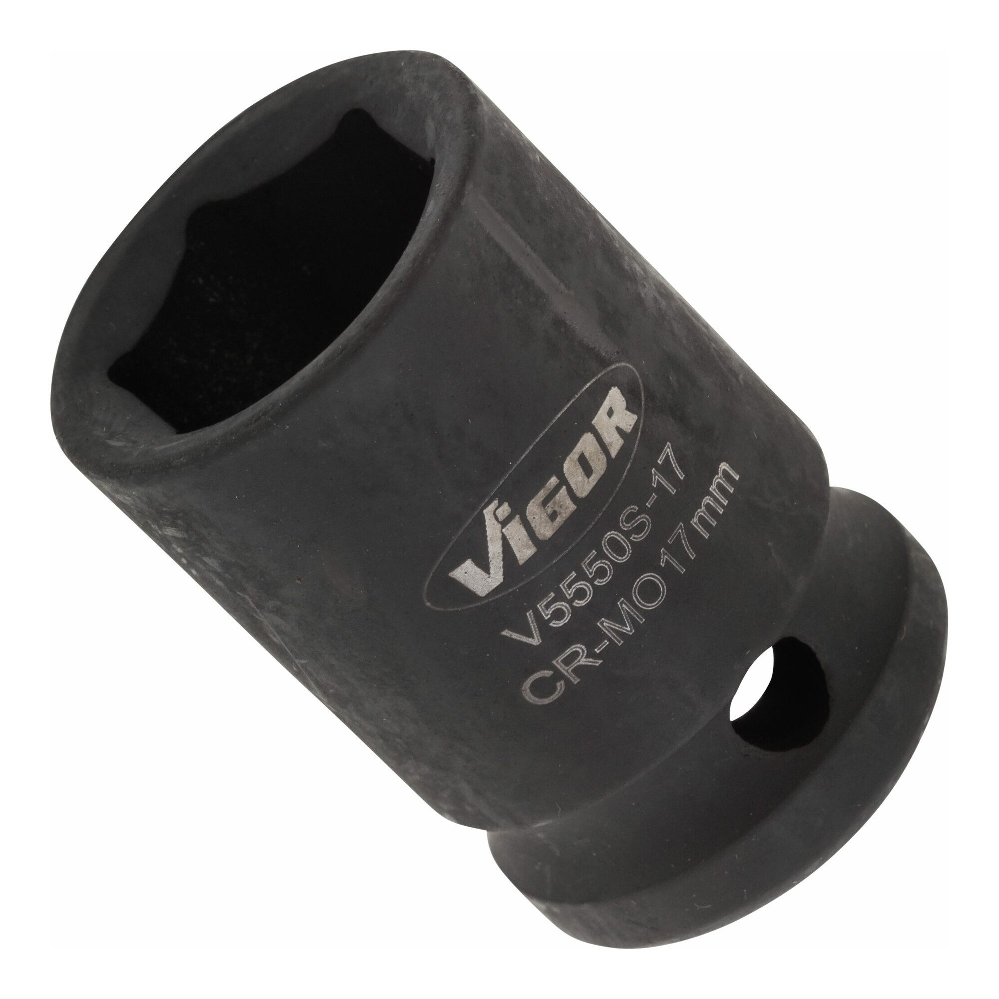 VIGOR Stecknuss VIGOR Kraft Steckschlüssel Einsatz V5550S-17 Vierkant hohl 12,5 mm (1