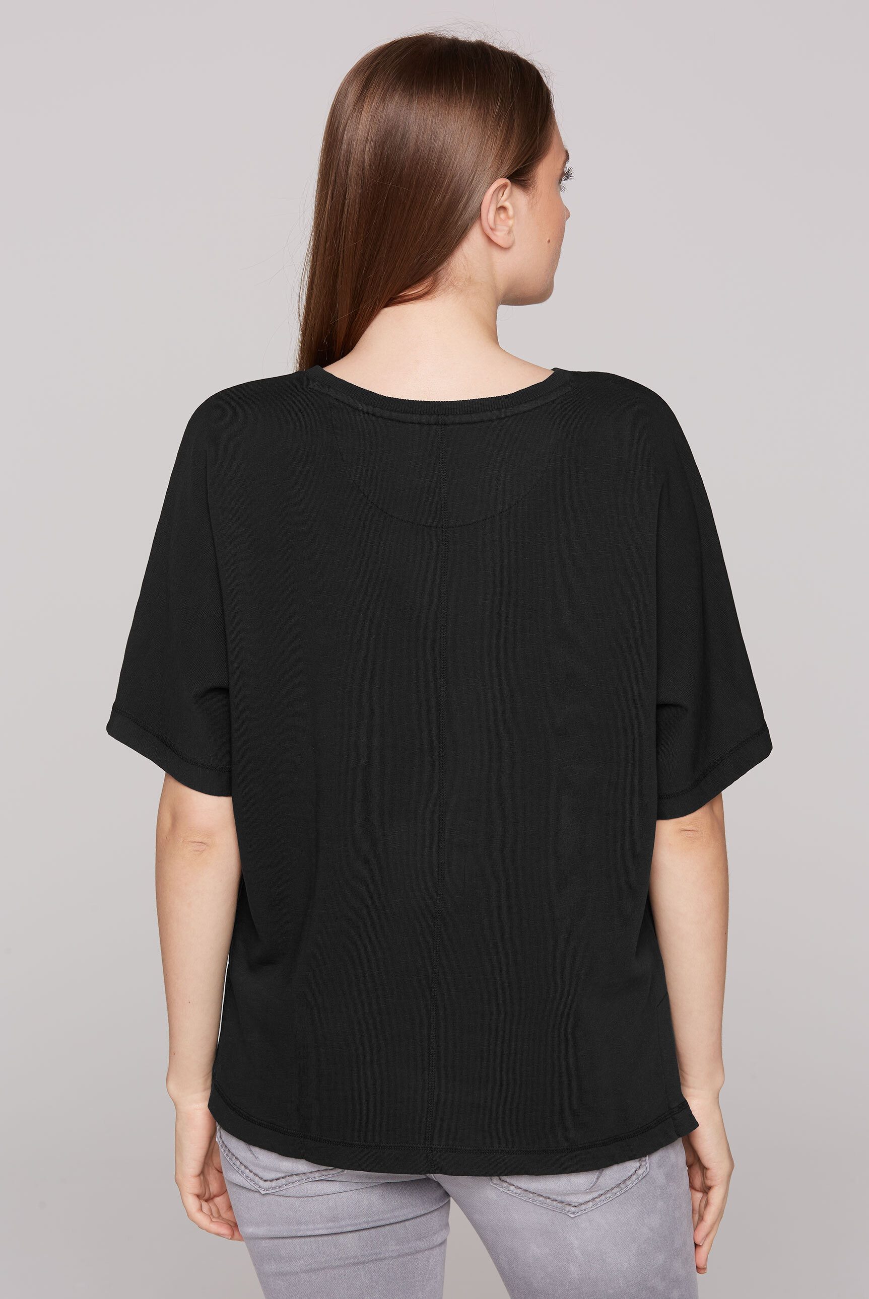 SOCCX Sweater mit Seitenschlitze