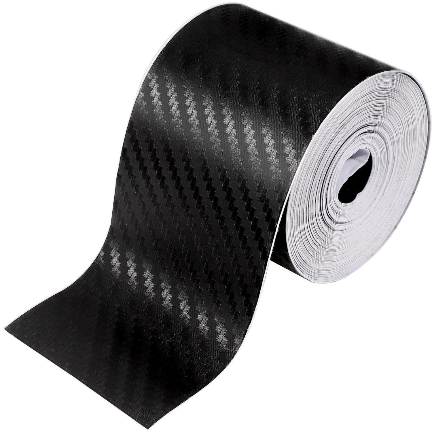 LuxusKollektion Lackschutzfolie Carbonfolie selbstklebend 3D schwarz 5cm x 10m Auto