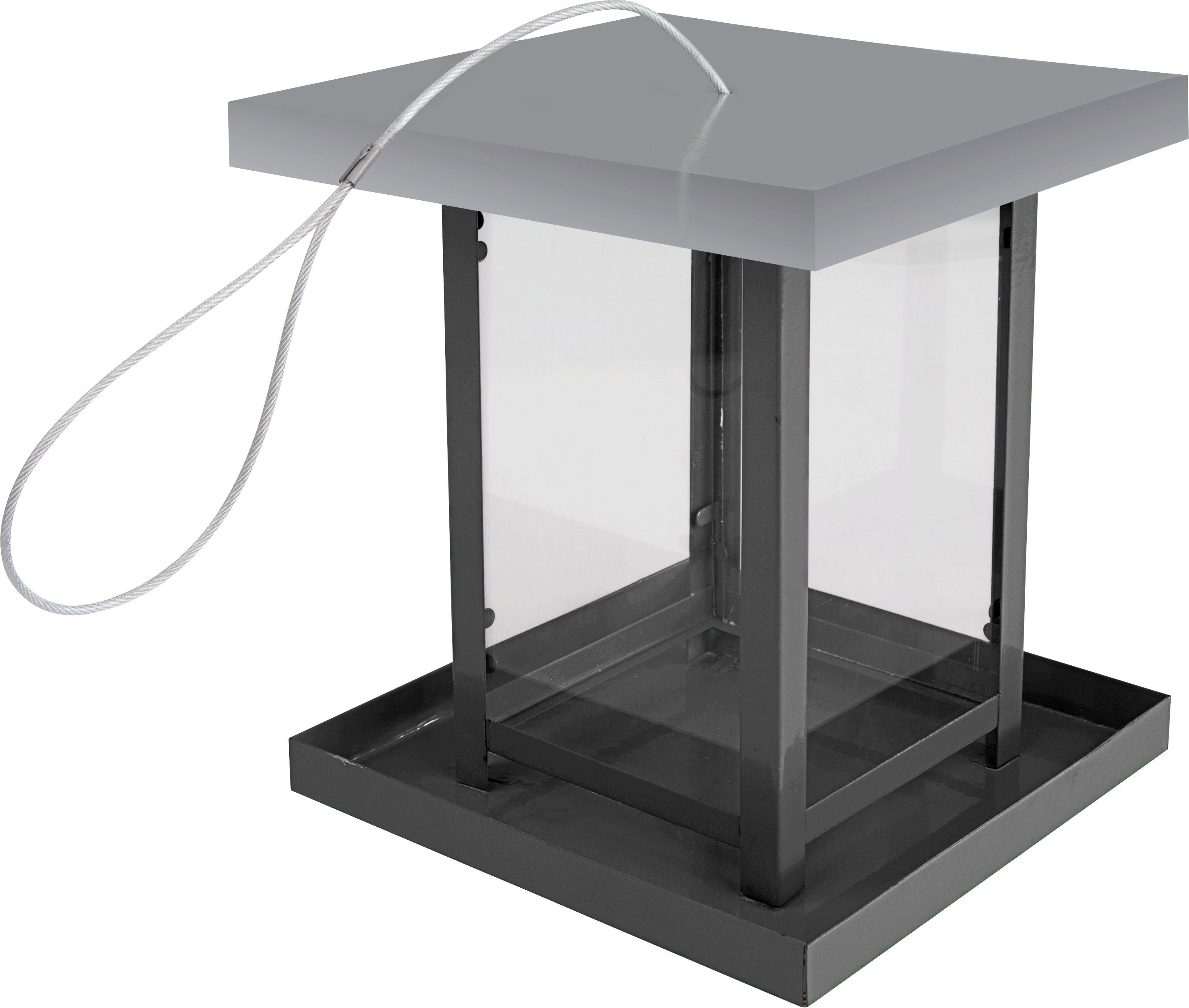 Windhager Futterhaus Vogelhaus View, BxTxH: 15,8x15,8x18,5 cm