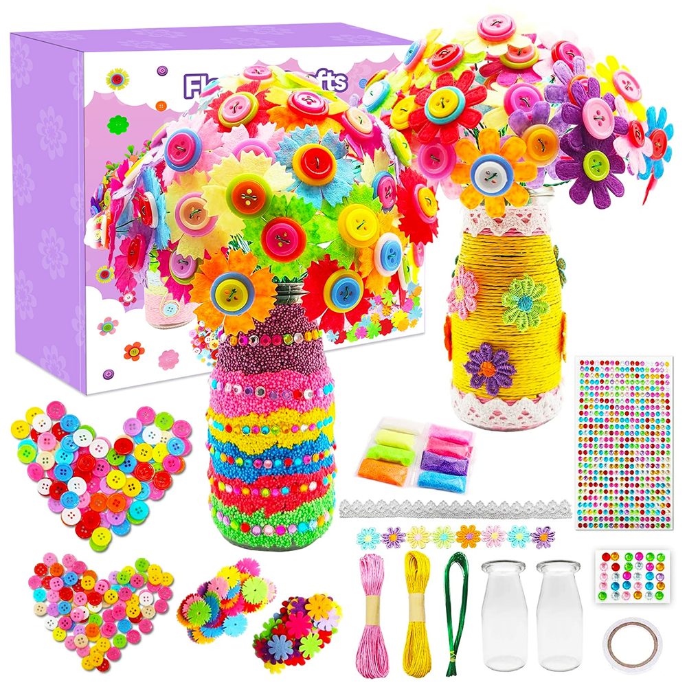 CLTYQ Kreativset Flower Deko Set,Bastelset für Kinder von 6-12 Jahren,DIY B günstig online kaufen