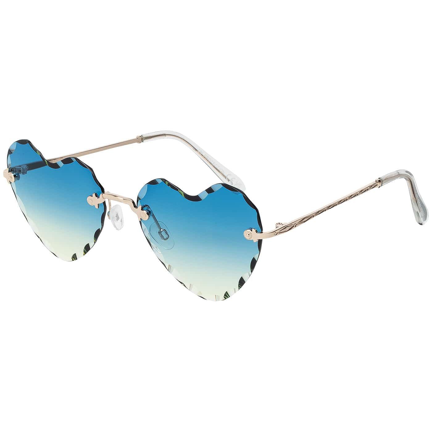 BEZLIT Eyewear Sonnenbrille Herz Form Designer Damen Sonnenbrille (1-St) mit bunten Linsen