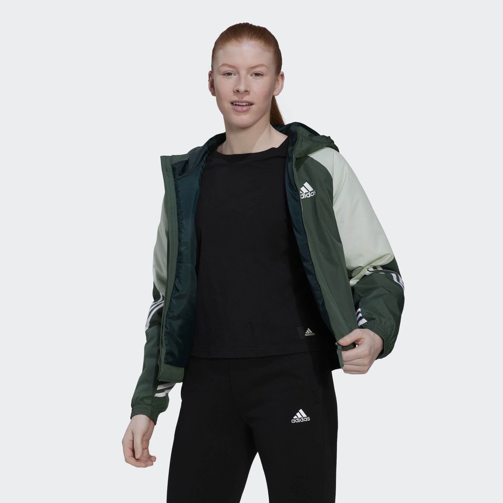 adidas Sportswear Funktionsjacke BACK TO SPORT HOODED JACKE Green Oxide / Linen Green