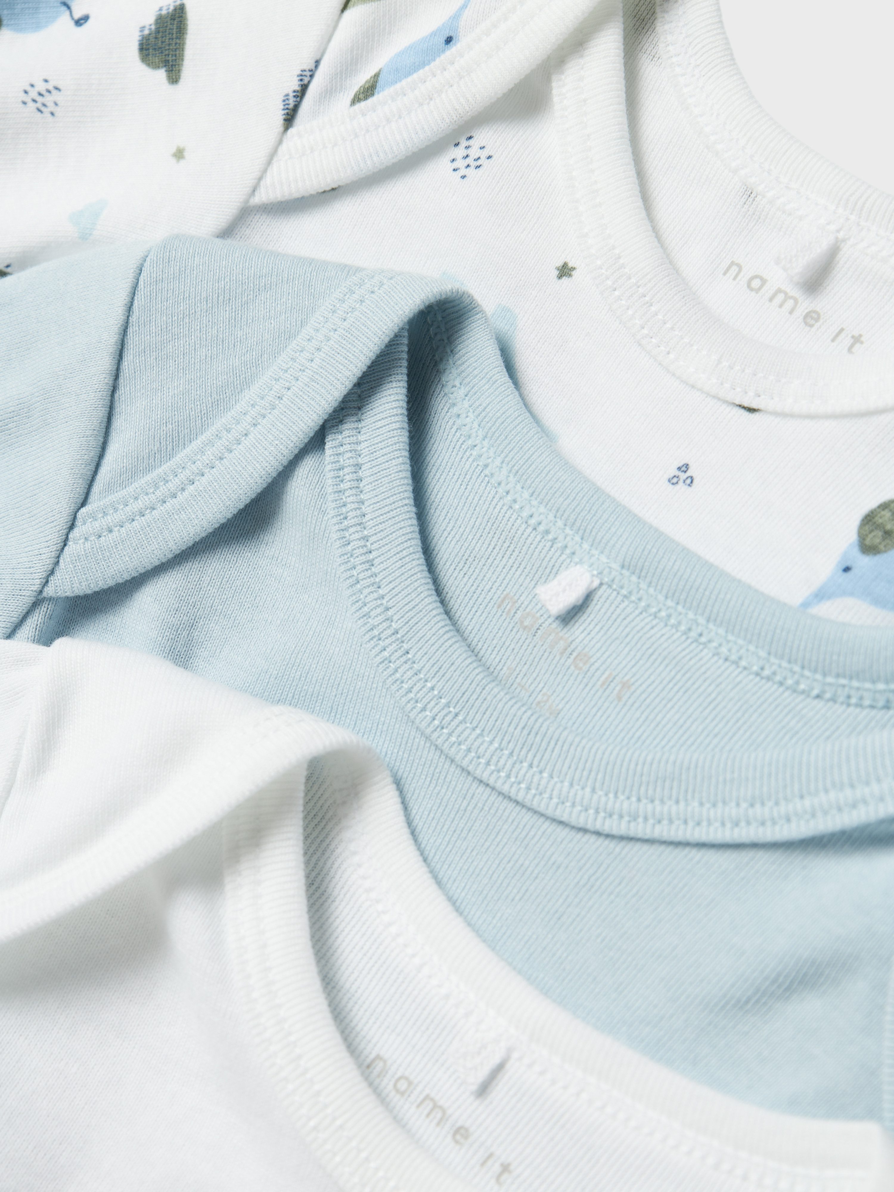 Name It Schlafoverall NBMBODY 3P LS BABY ELEPHANT NOOS (Packung, 3-tlg)