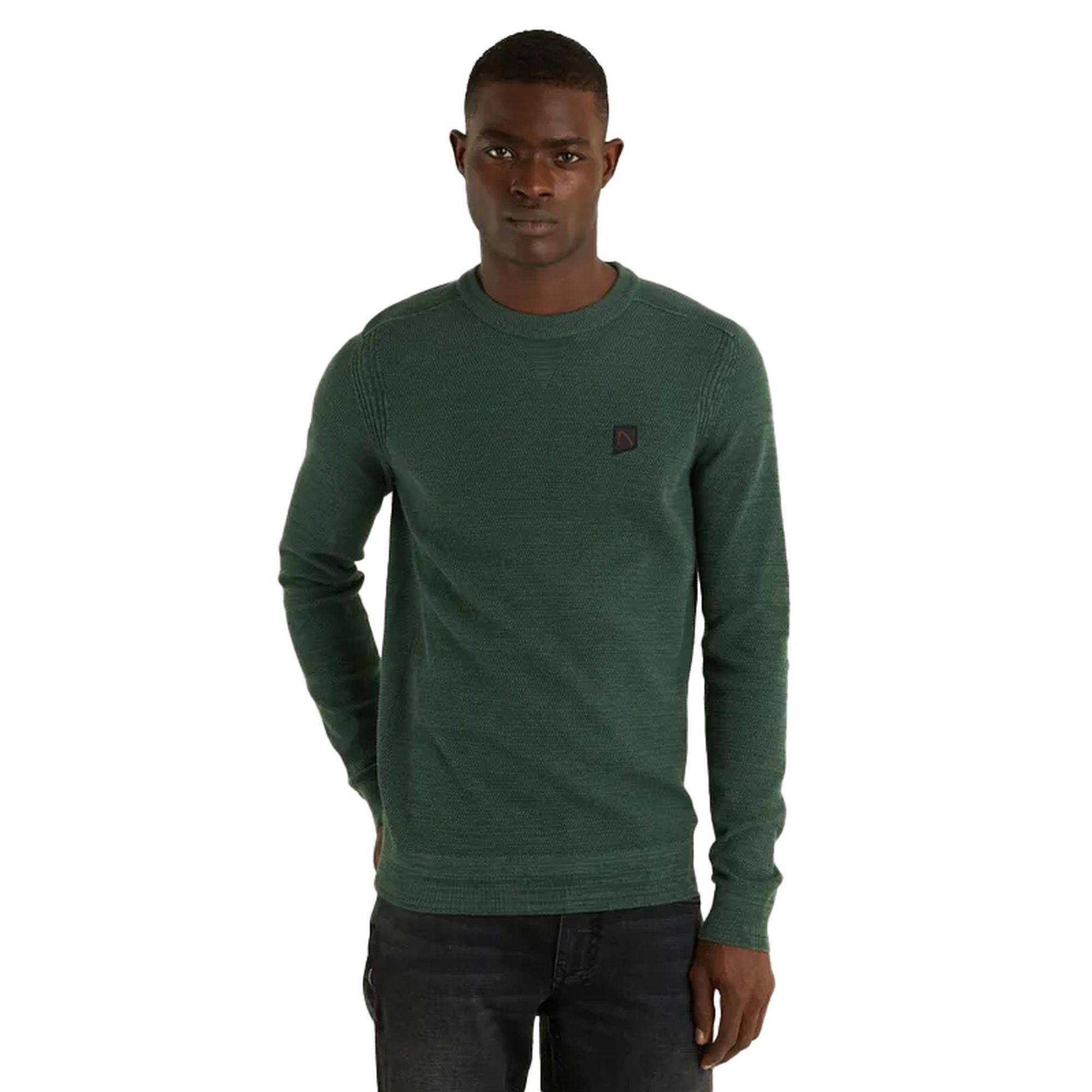 CHASIN' Sweatshirt Basal Mixed Pullover, grün