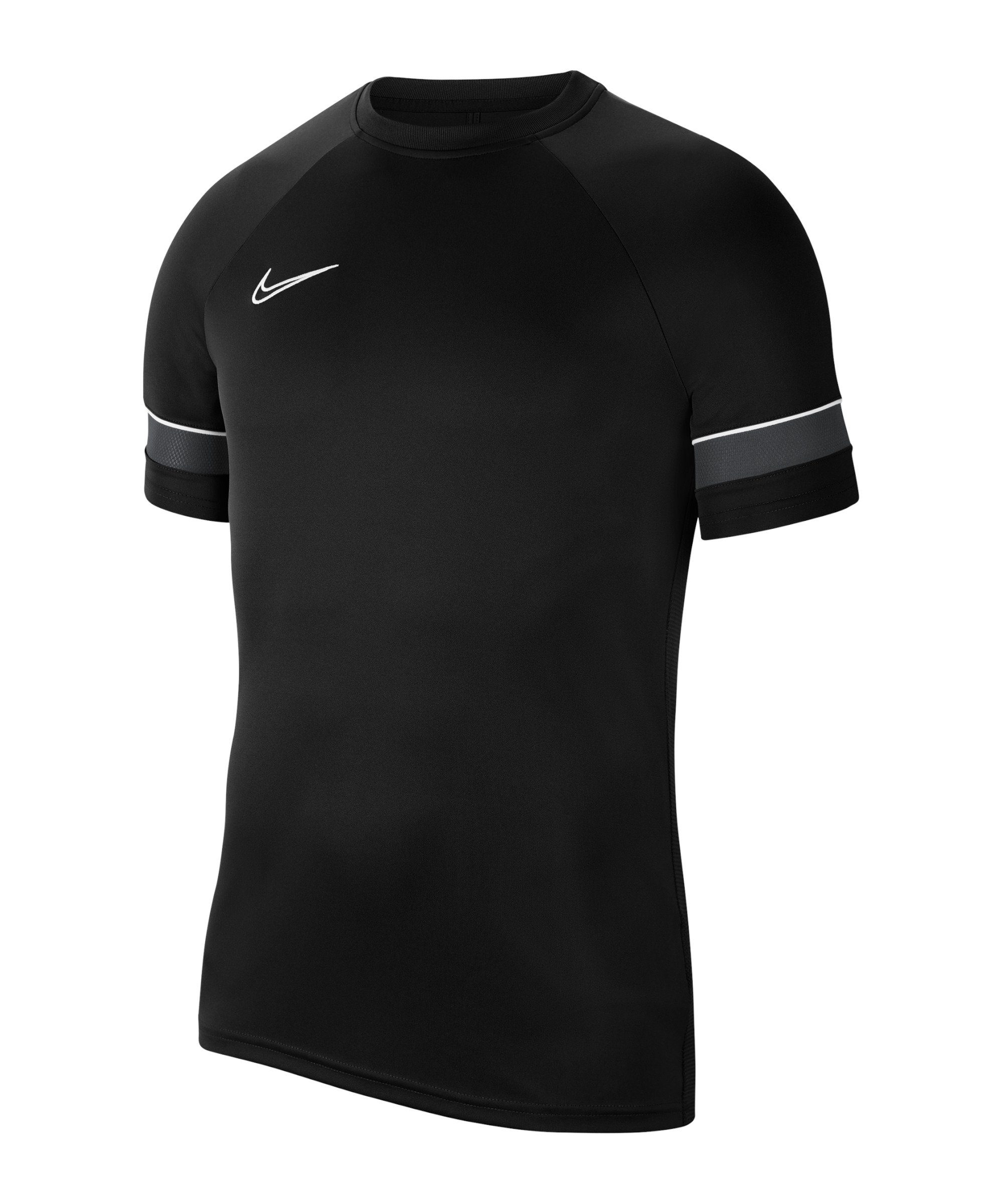 Nike T-Shirt Academy 21 T-Shirt Nachhaltiges Produkt schwarzweissgrau
