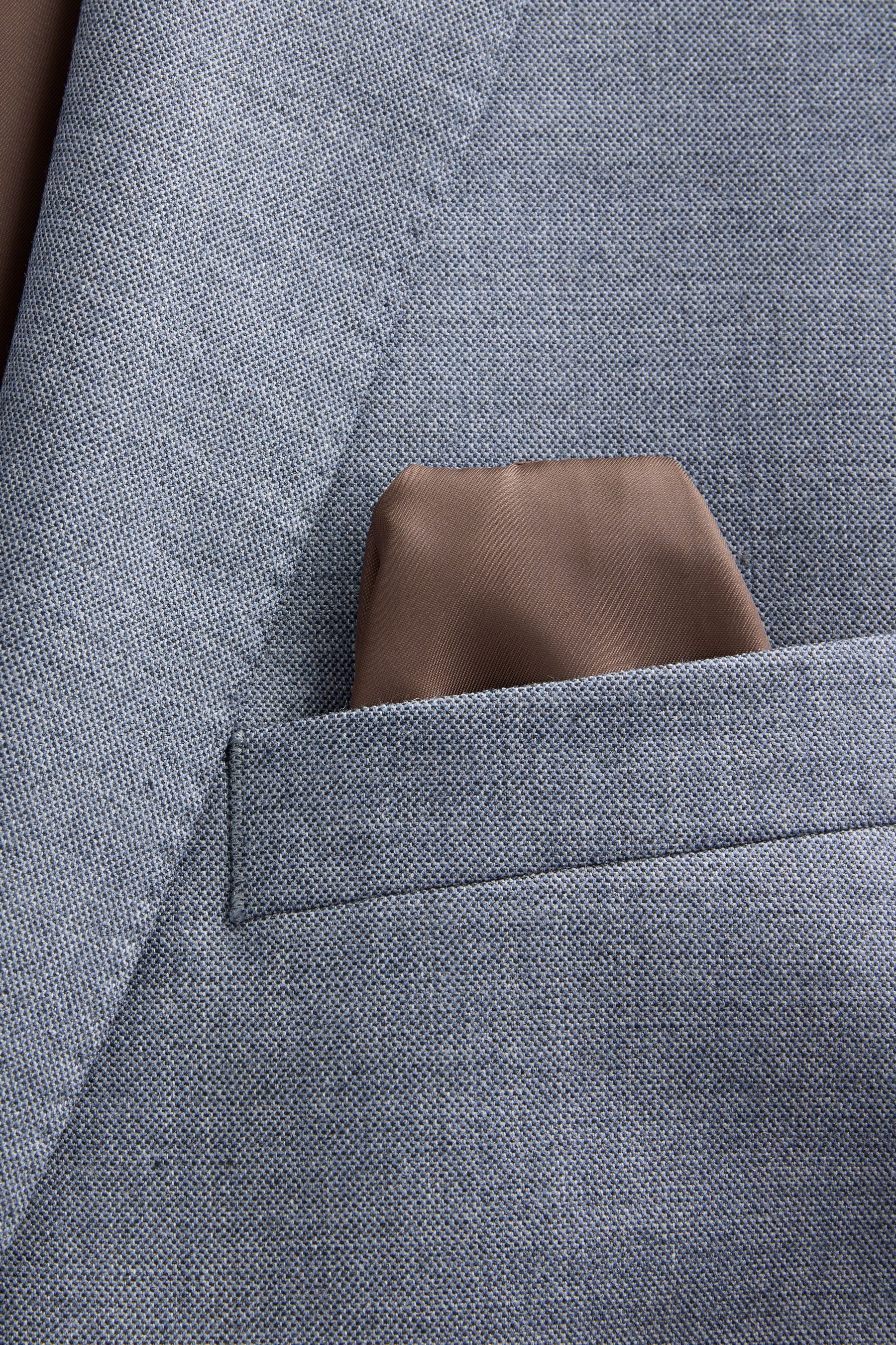 Next Sakko Strukturiertes Tailored Fit Anzugsakko (1-tlg) – Bild 4 von 5