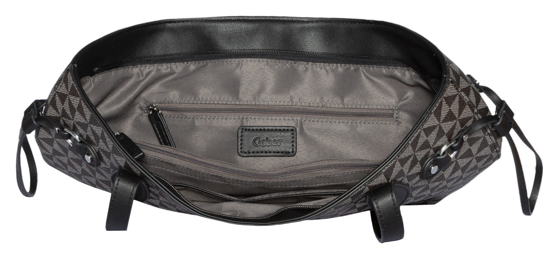 Gabor Shopper Barina, aus Lederimitat mit charakteristischem All-Over-Druck und Metall Logo