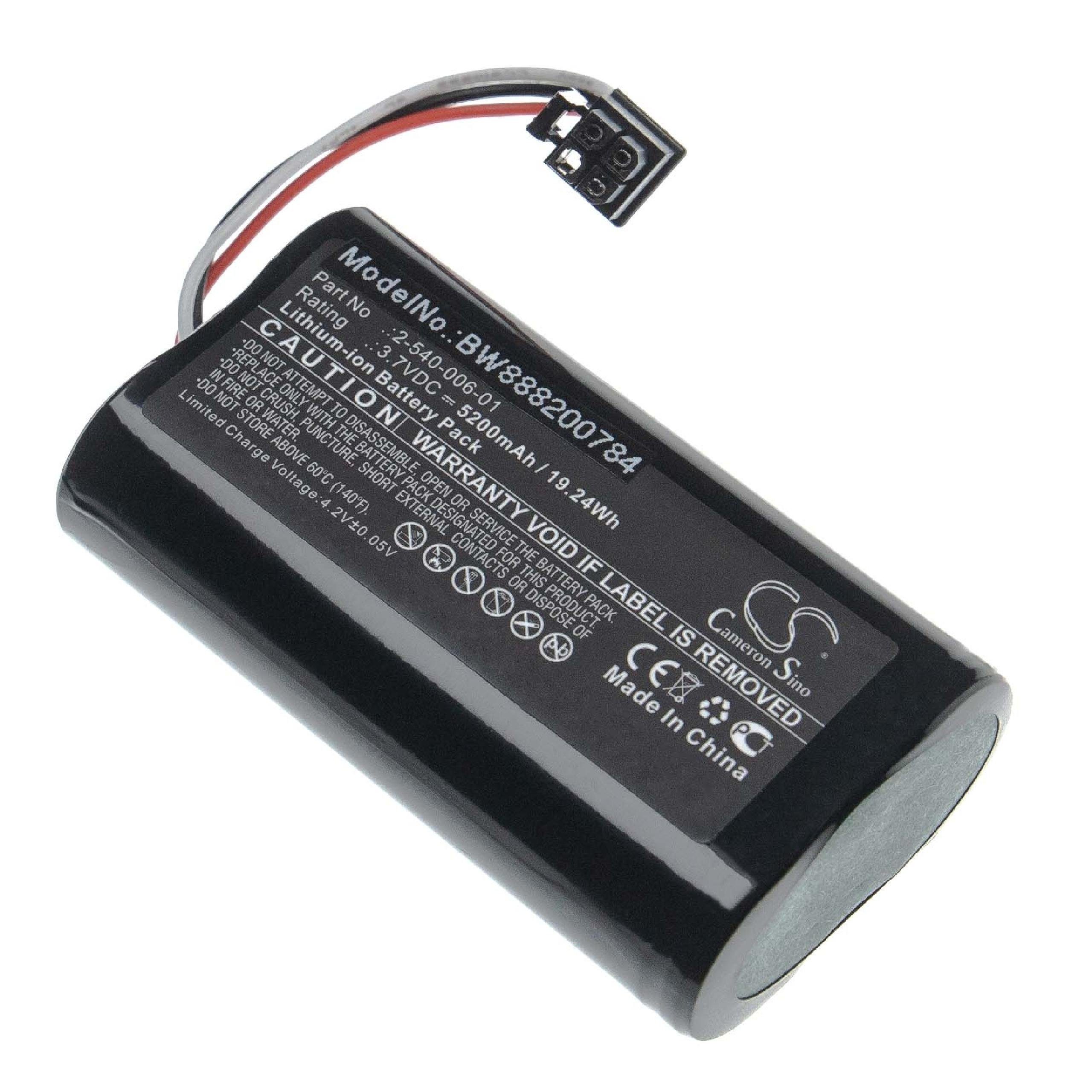 vhbw Ersatz für Soundcast 2-540-006-01 für Akku Li-Ion 5200 mAh (3,7 V)