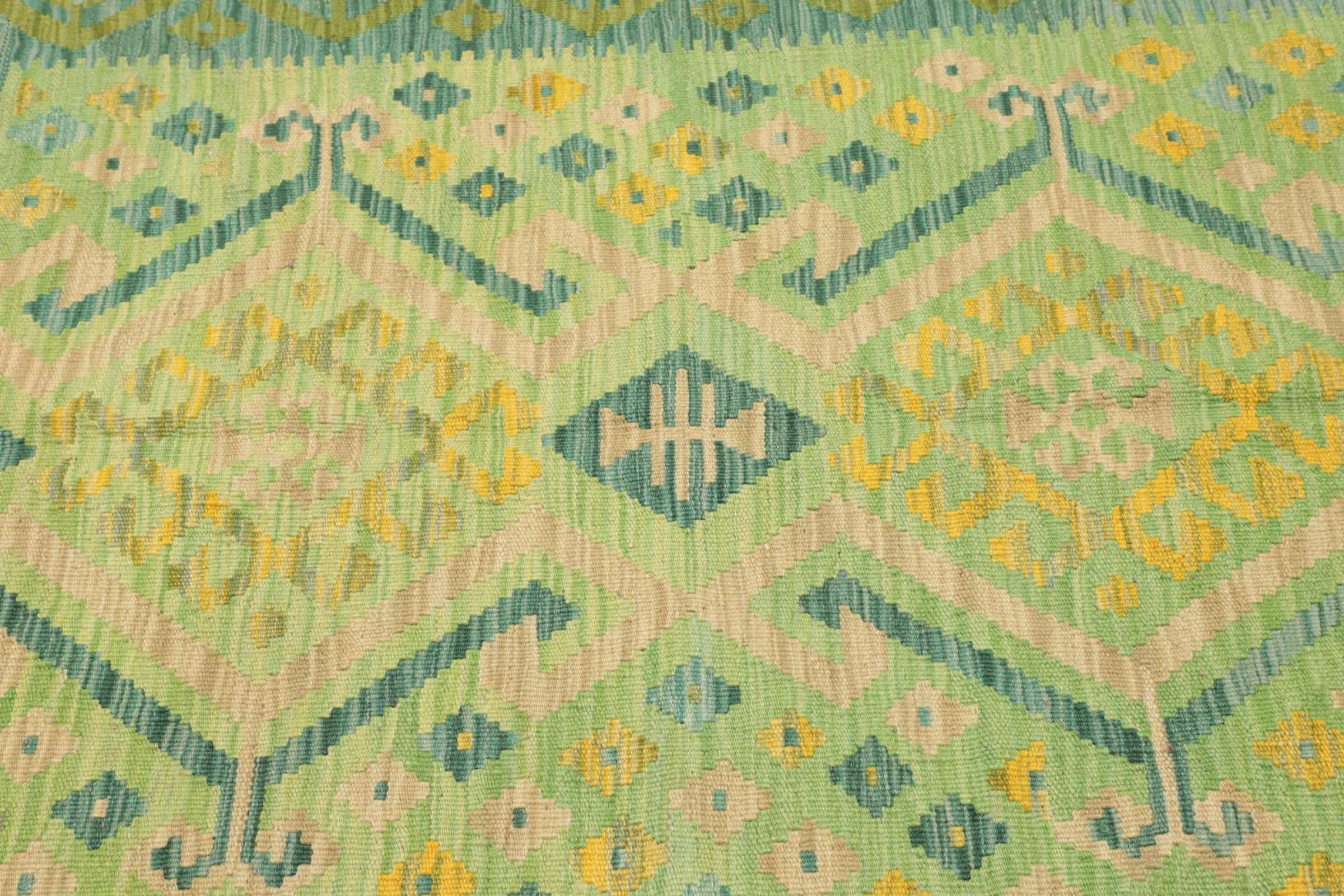 Nain Trading Orientteppich Kelim Afghan 103x150 Handgewebter Orientteppich, rechteckig, Höhe: 5 mm