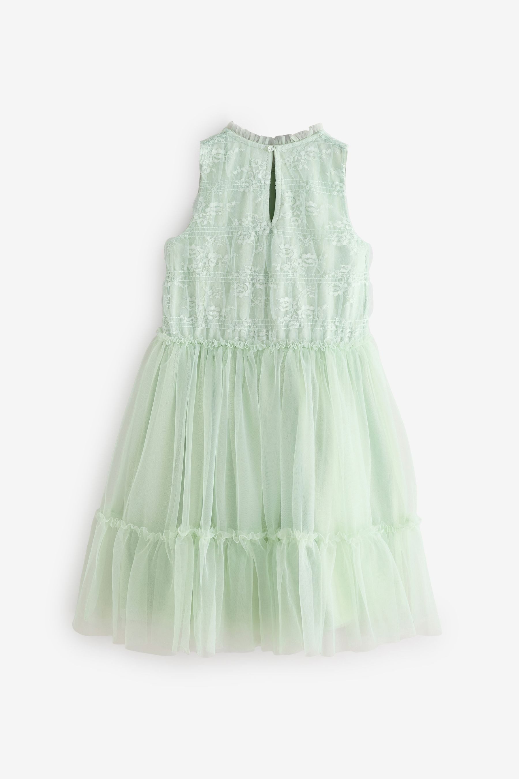 Next Jerseykleid Gestuftes Brautjungfernkleid mit Spitze günstig online kaufen