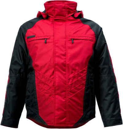 Mascot Arbeitsjacke Winter-Pilotjacke rot/schwarz mit Kapuze