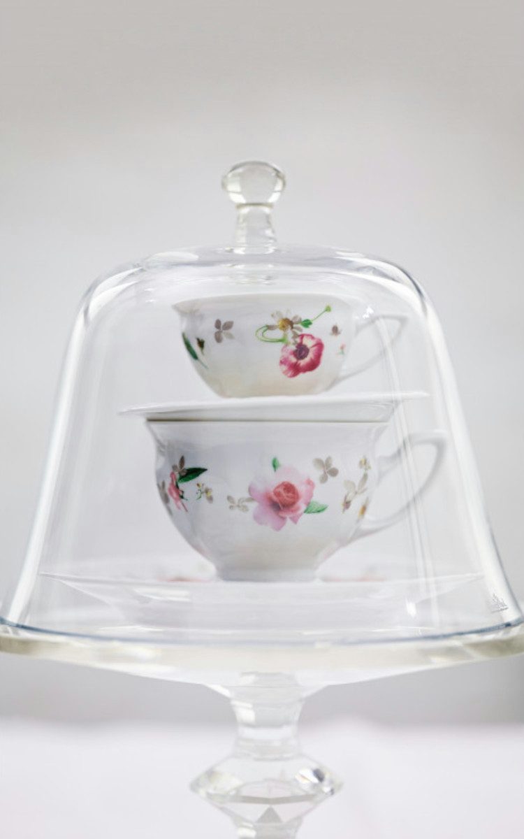 Rosenthal Untertasse Maria Pink Rose Kaffee-Untertasse 14 cm, Untertasse
