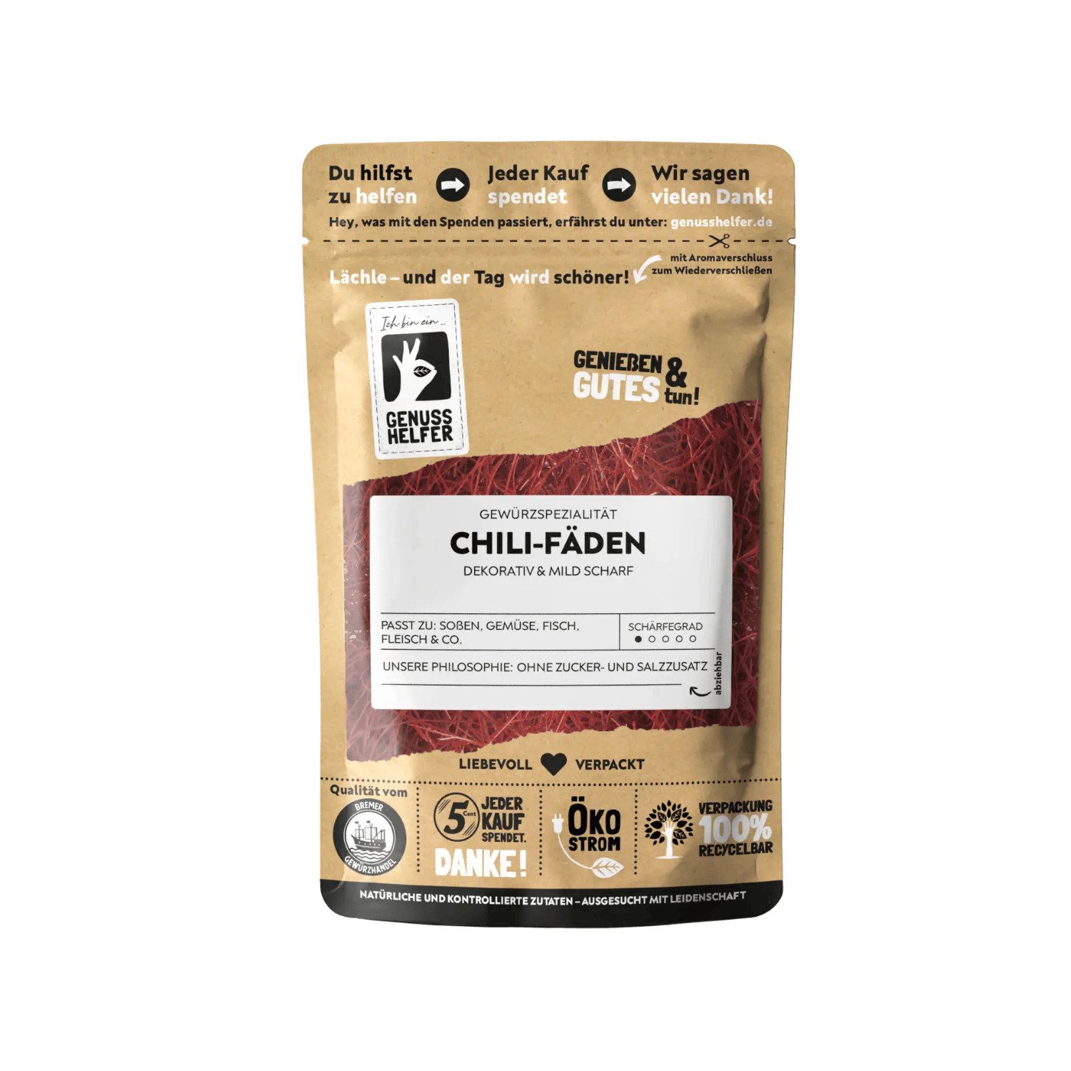 Bremer Gewürzhandel Gewürz Chili Fäden, 15 g