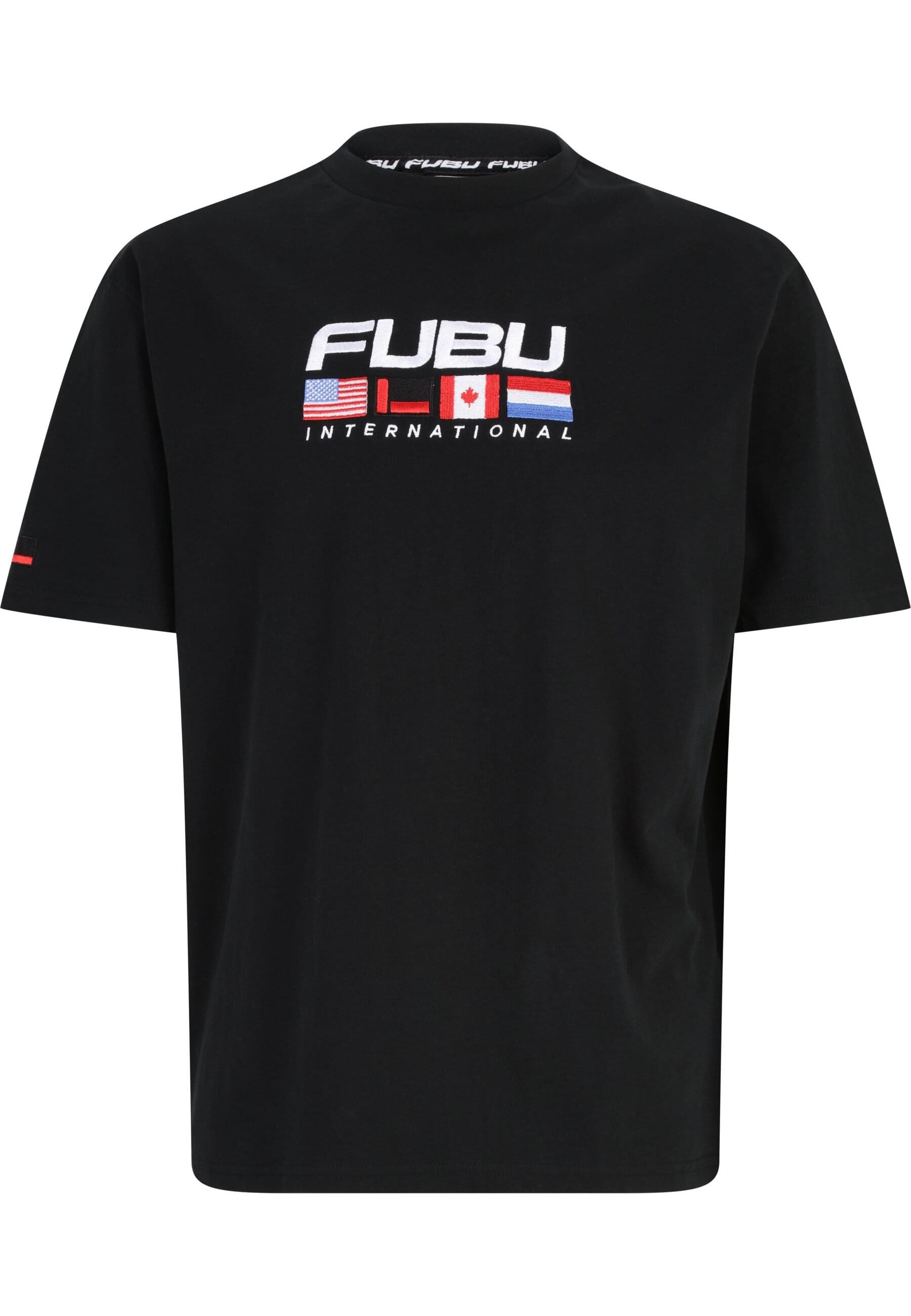 Fubu T-Shirt Fubu FBMQ12121BLK Fubu Corporate Intnl T-Shirt (1-tlg)