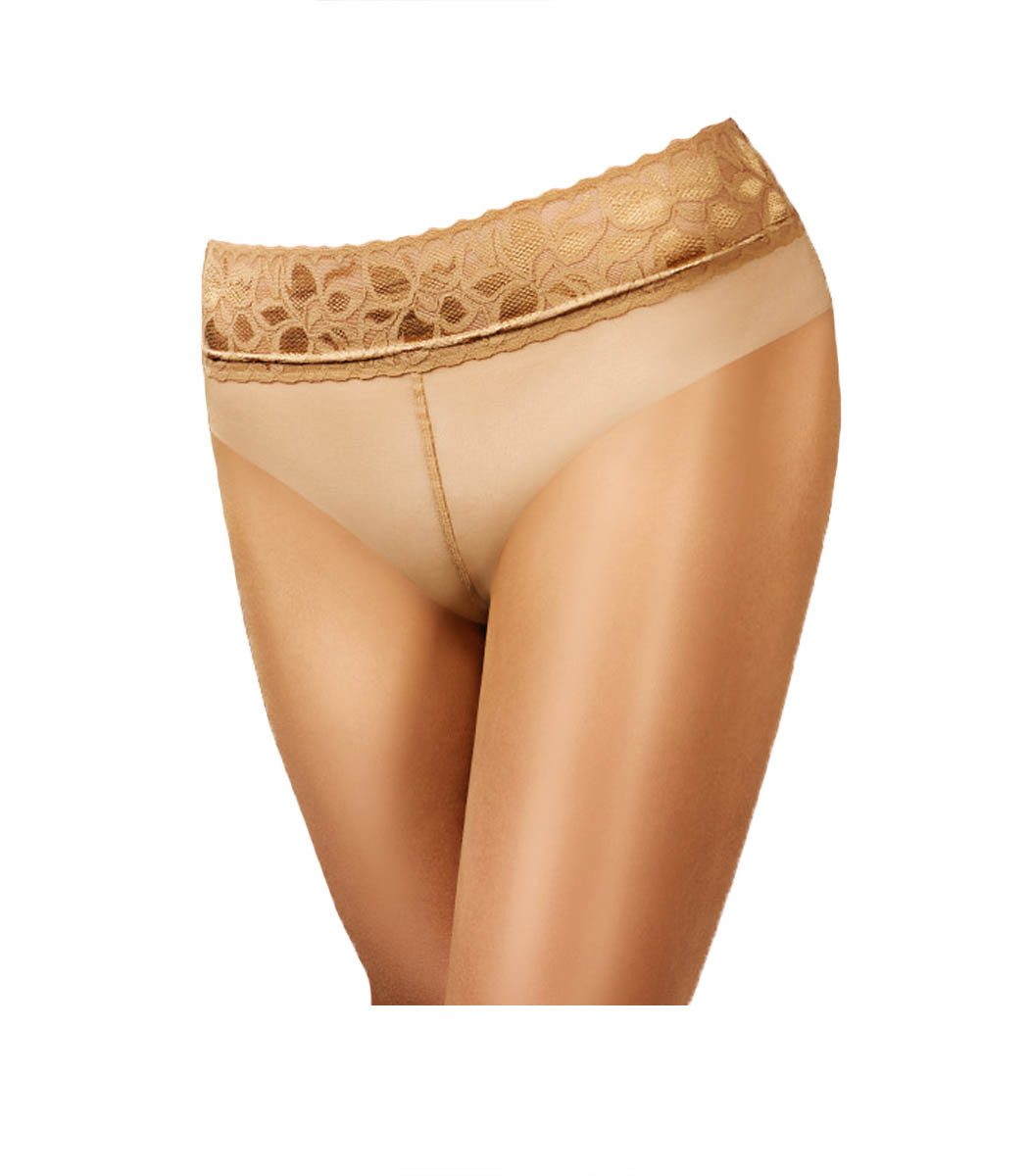 GIULIA Feinstrumpfhose Damen Abschlussband aus Spitze IMPRESSO 20 DEN 20 DEN (1 St. 1er-Pack) elegant