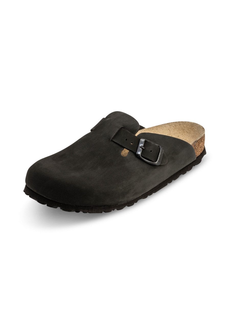 vitaform Unisexschuhe Clog Nubukleder Hausschuh