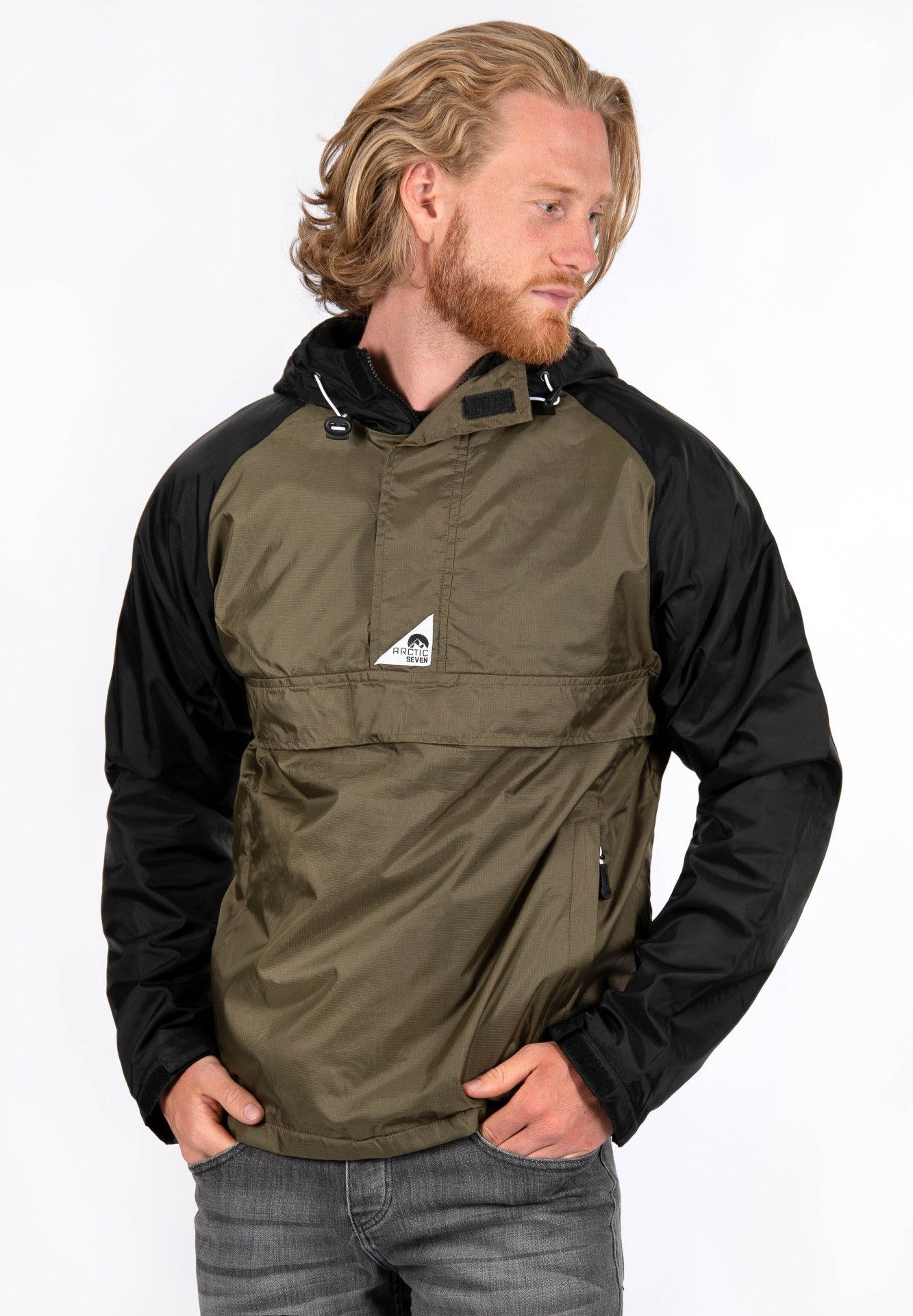 Arctic Seven Regenjacke mit hochschließendem Kragen günstig online kaufen