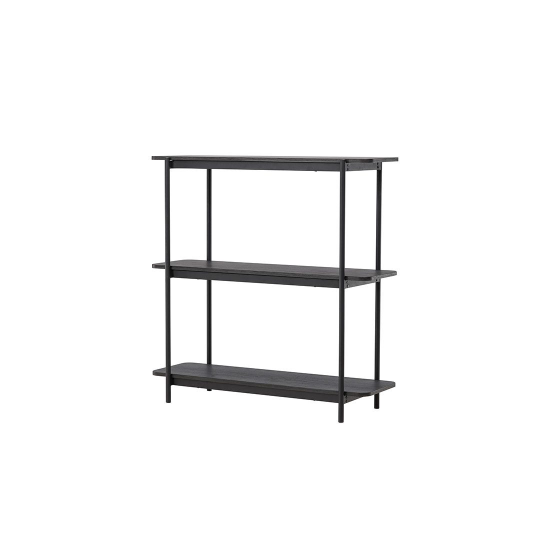 Regal Heim Regal 120 cm 3 Regale schwarz.