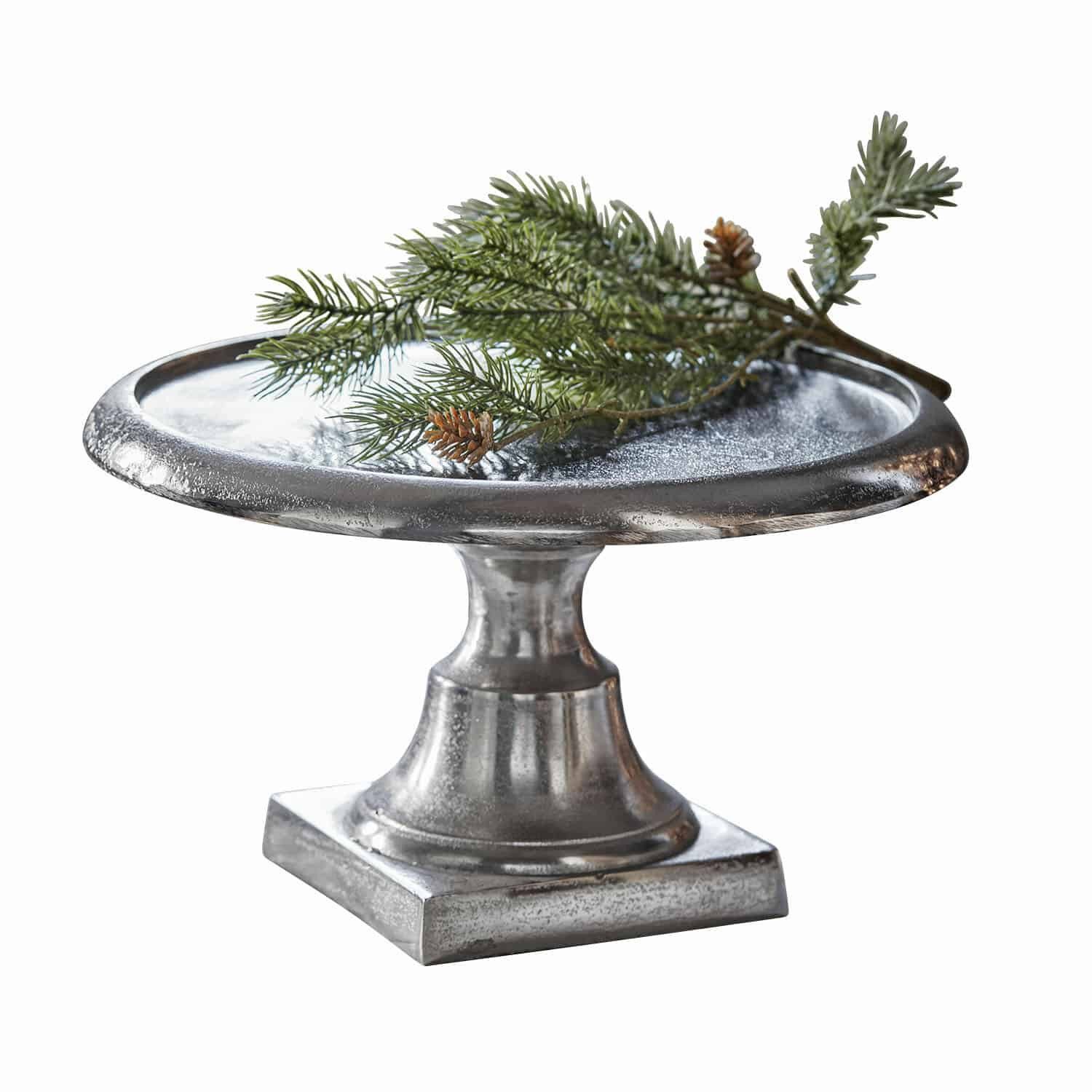 Mirabeau Etagere Etagere Maelora silber, Aluminiumguss