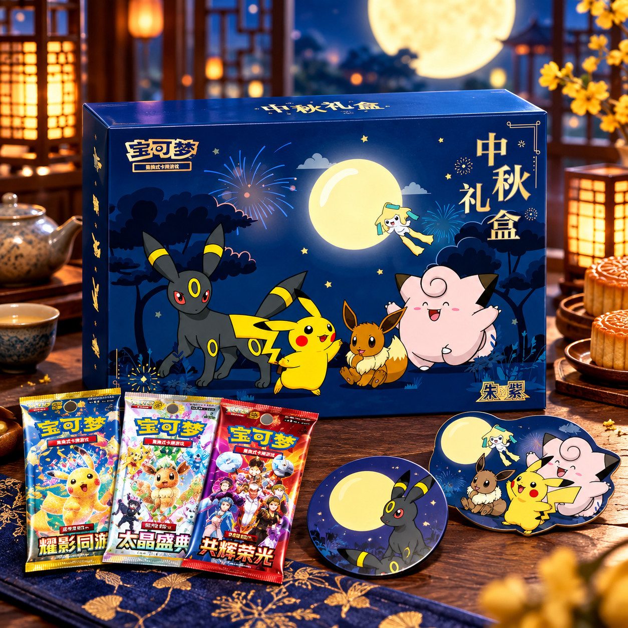 The Pokémon Company Sammelkarte 2026 Pokemon Mid Autumn Festival Gift Box Chinesisch