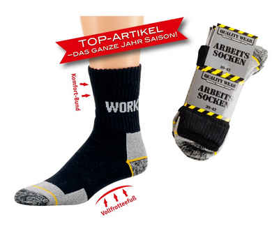 cwonlineshop Arbeitssocken Arbeitssocken Damen & Herren Work Socken (A-6843) 6 Paar (6-Paar)