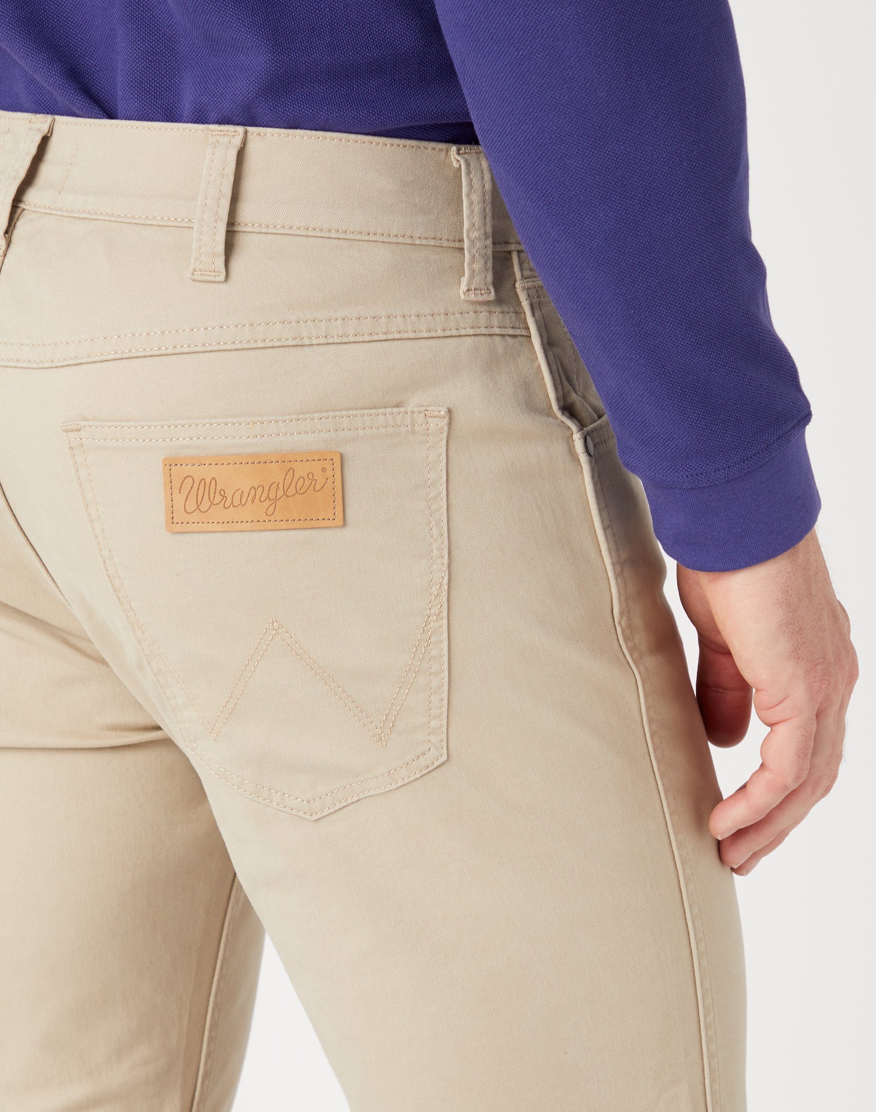 khaki WRANGLER 5-Pocket-Jeans GREENSBORO Wrangler W15QOF787