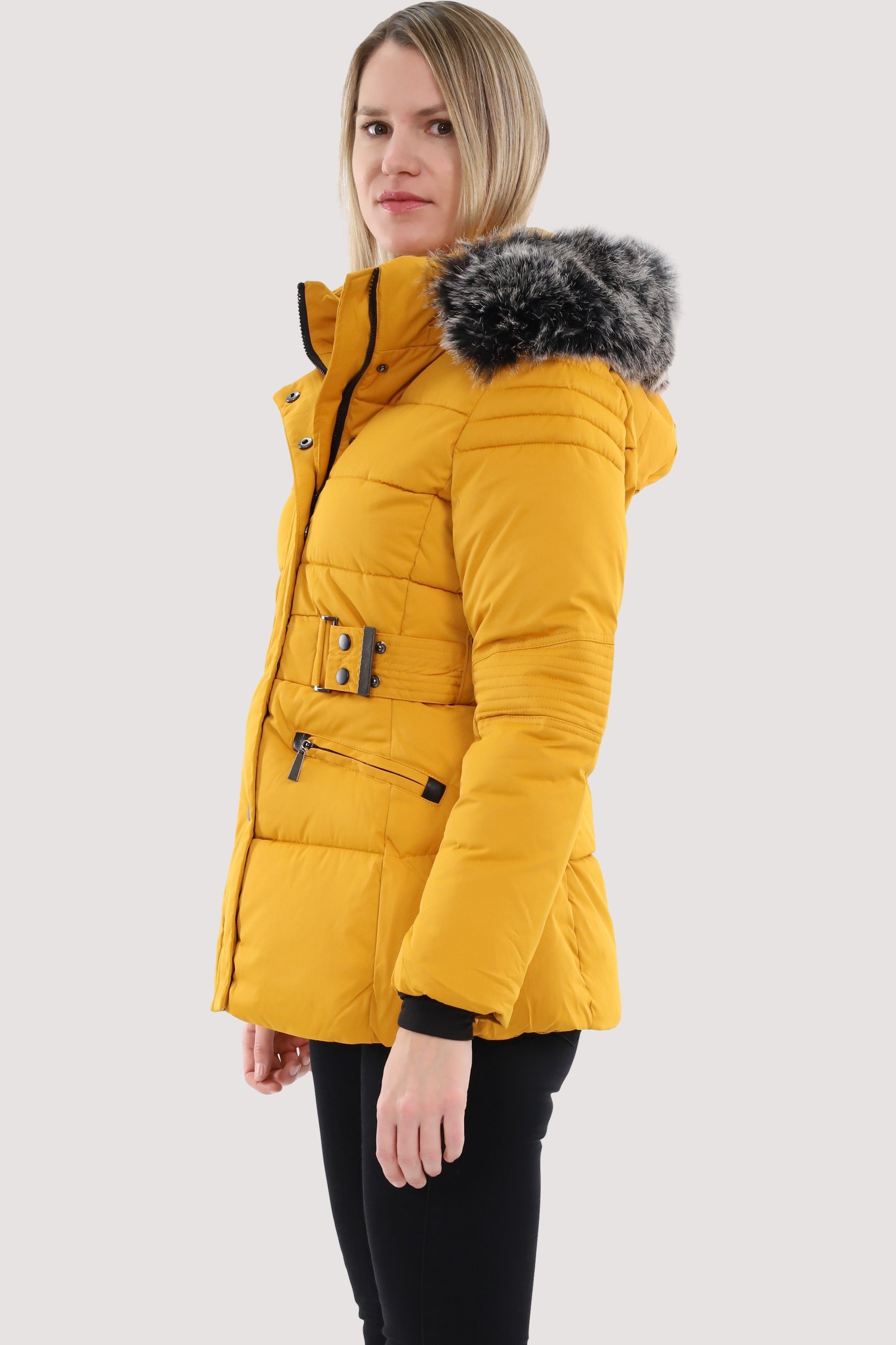 malito more than fashion Steppjacke 81169 figurbetonte gefütterte Winterjac günstig online kaufen