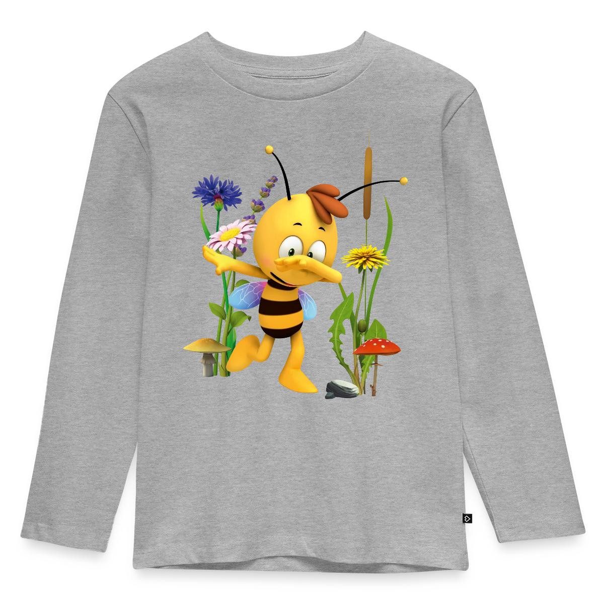 T-Shirt Biene Maja Willi Dabbing Kinder Premium Langarmshirt