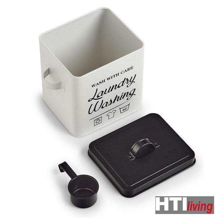 HTI-Living Aufbewahrungsbox Waschpulver-Box Metall &quot;Laundry&quot; (Stück 1 St) Waschmittelbox FV10901