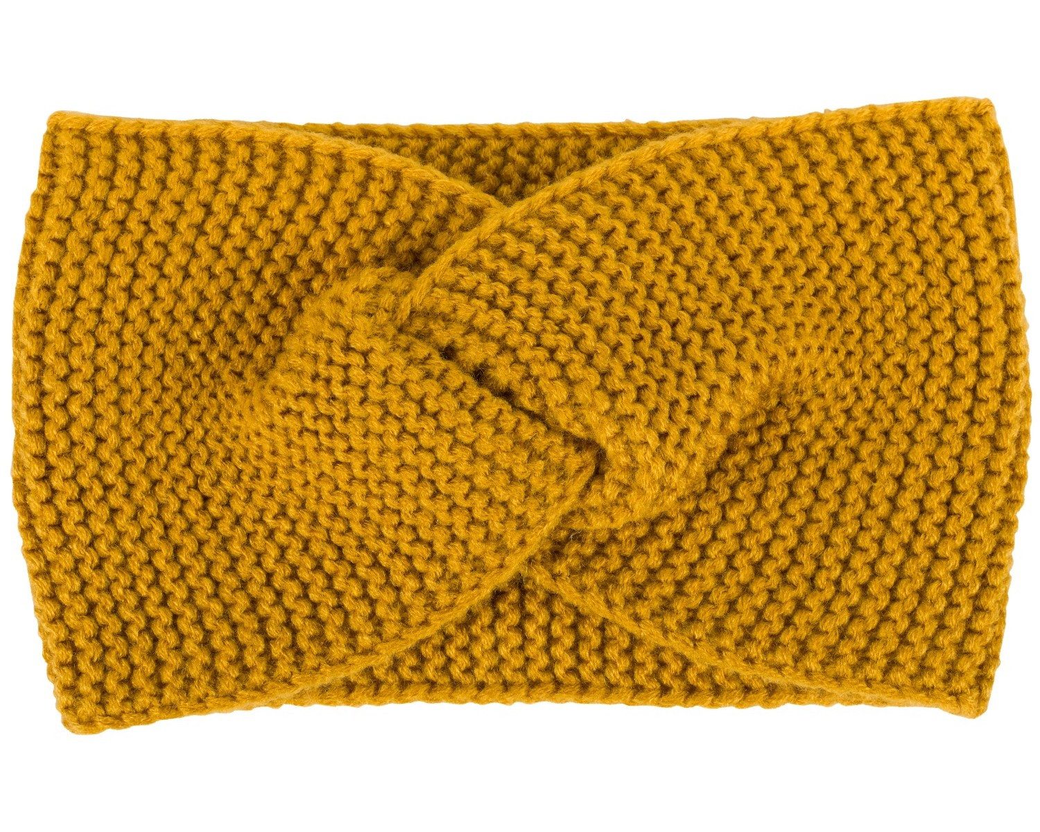 styleBREAKER Stirnband Krausstrick Stirnband Twist Knoten (1-St)