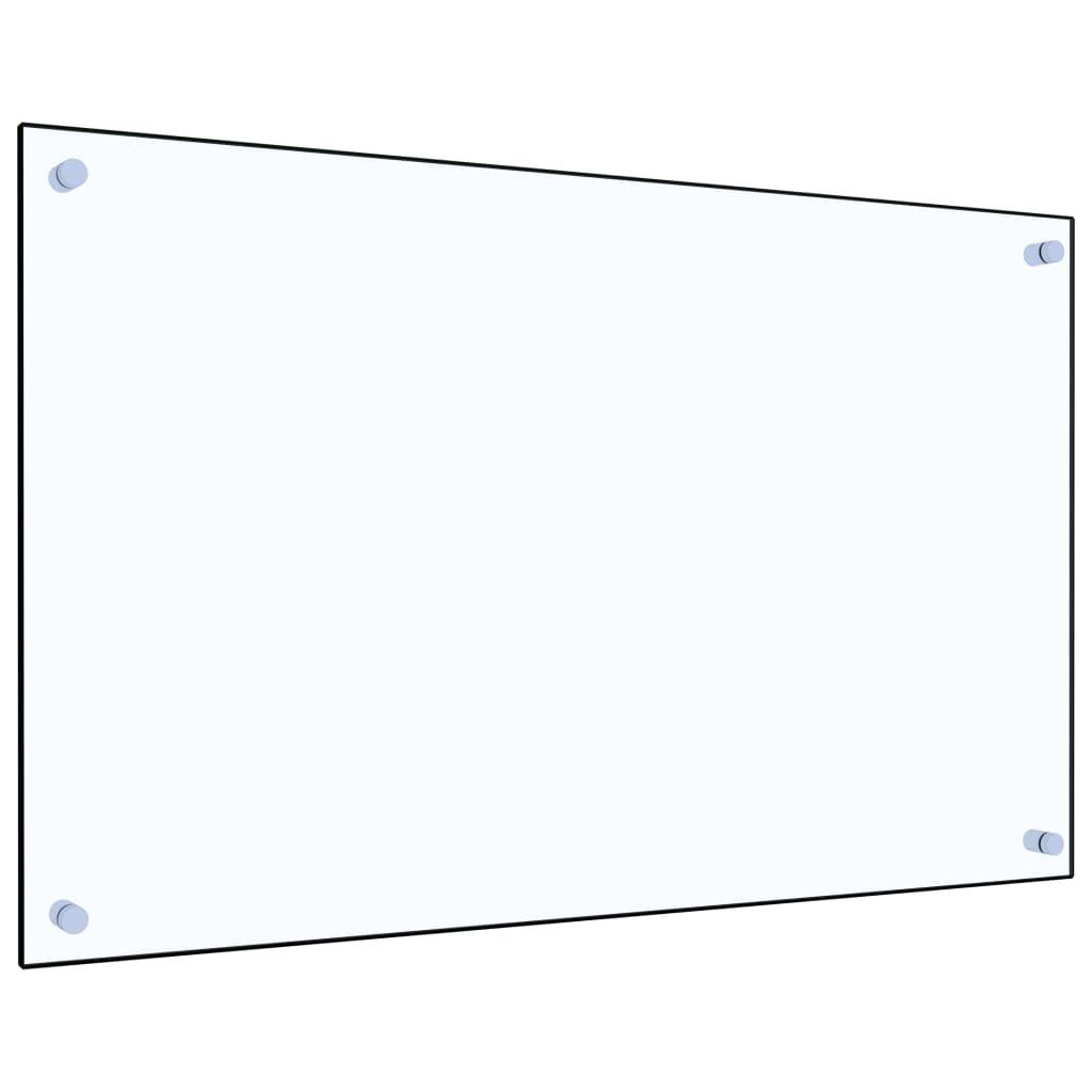 vidaXL Küchenrückwand 80 x 50 x 06 cm Spritzschutz Küchenrückwand 0,6 cm Glasdicke Sicherhei