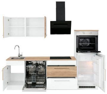 HELD MÖBEL Küchenzeile Trient, mit E-Geräten, Breite 250 cm