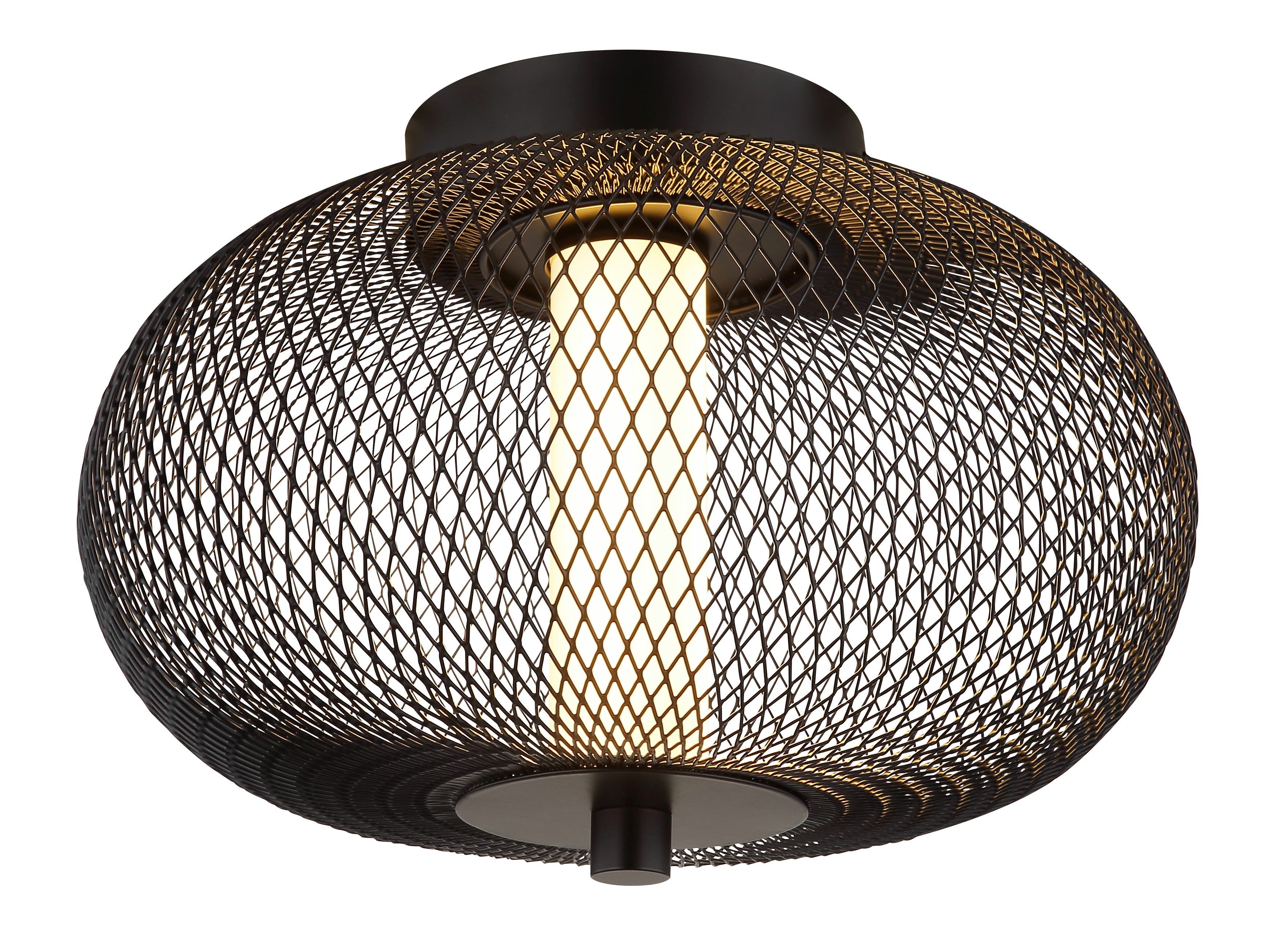 NOWA LED Deckenleuchte ASTARI, LED fest integriert, Extra-Warmweiß, Durchmesser 350 mm, Höhe 240 mm