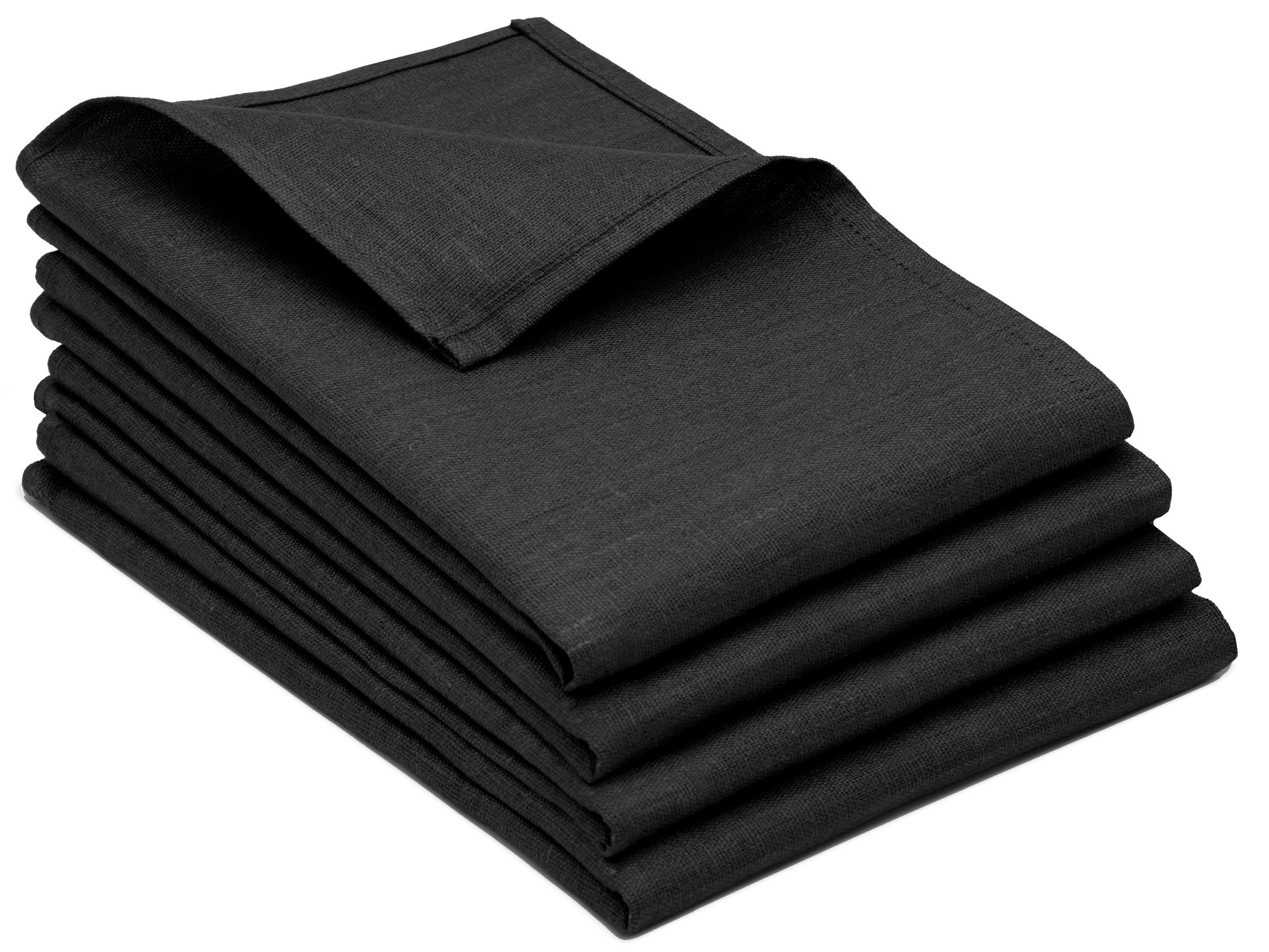 ZOLLNER Geschirrtuch, (Set, 4-tlg), 50 x 70 cm, 100% Leinen, vom Hotelwäschespezialisten
